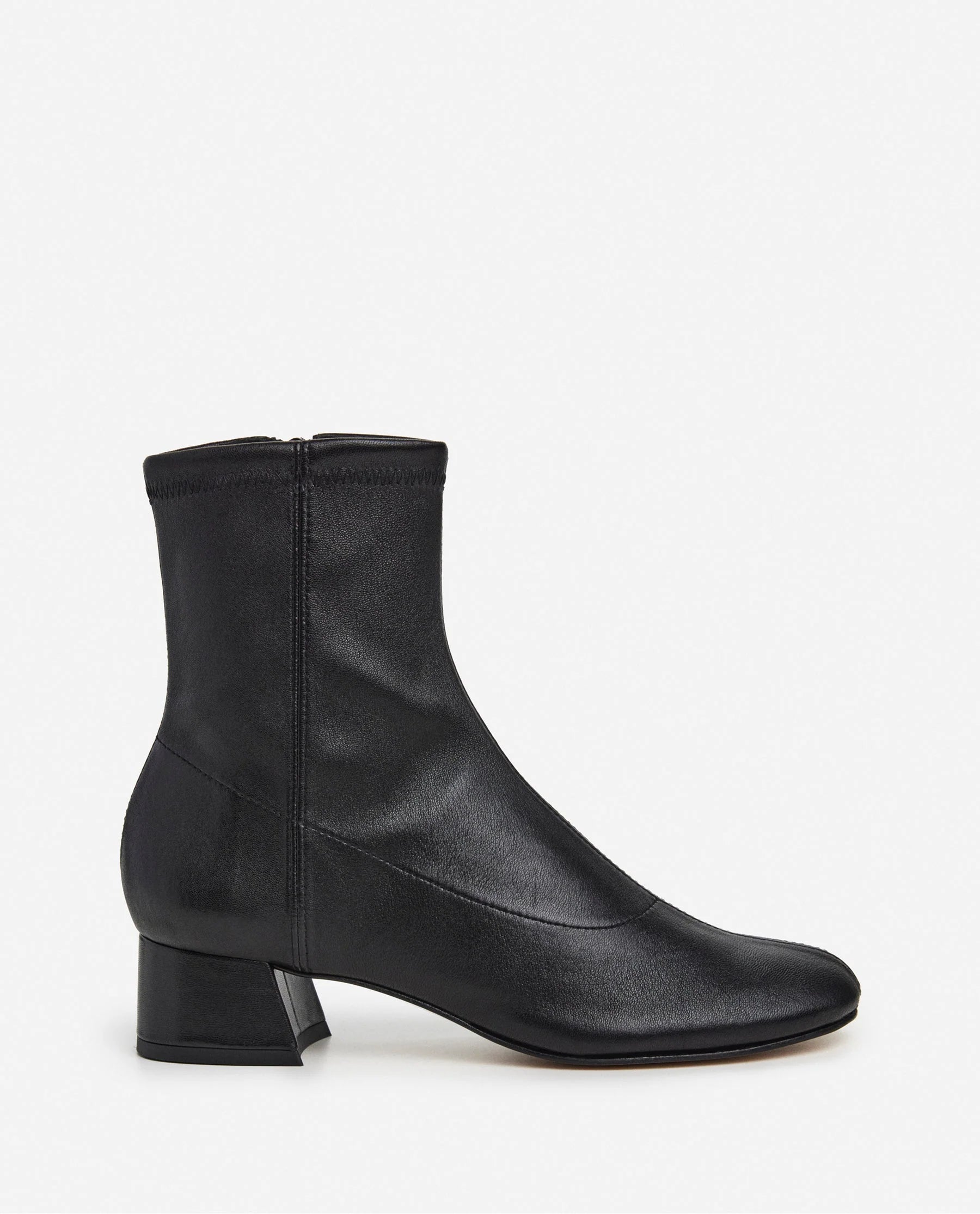 Flattered Ember Black Leather Boots