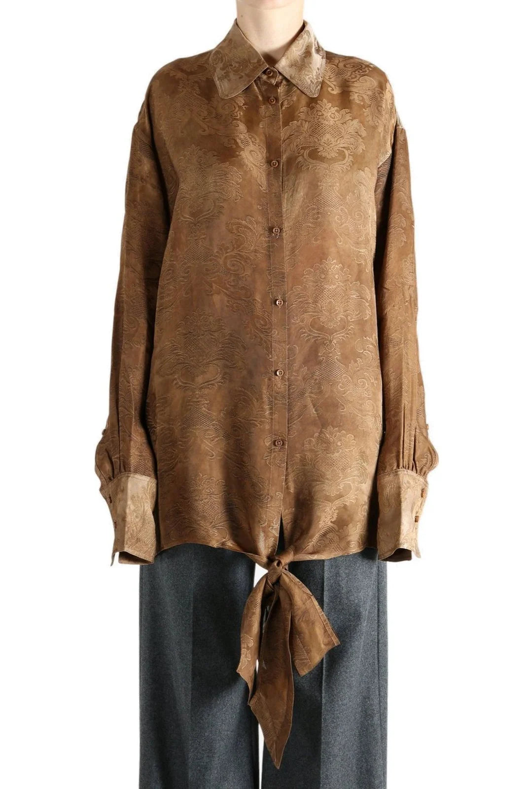 Uma Wang Jacquard Top Mustard