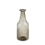 Smoky Grey Glass Vase
