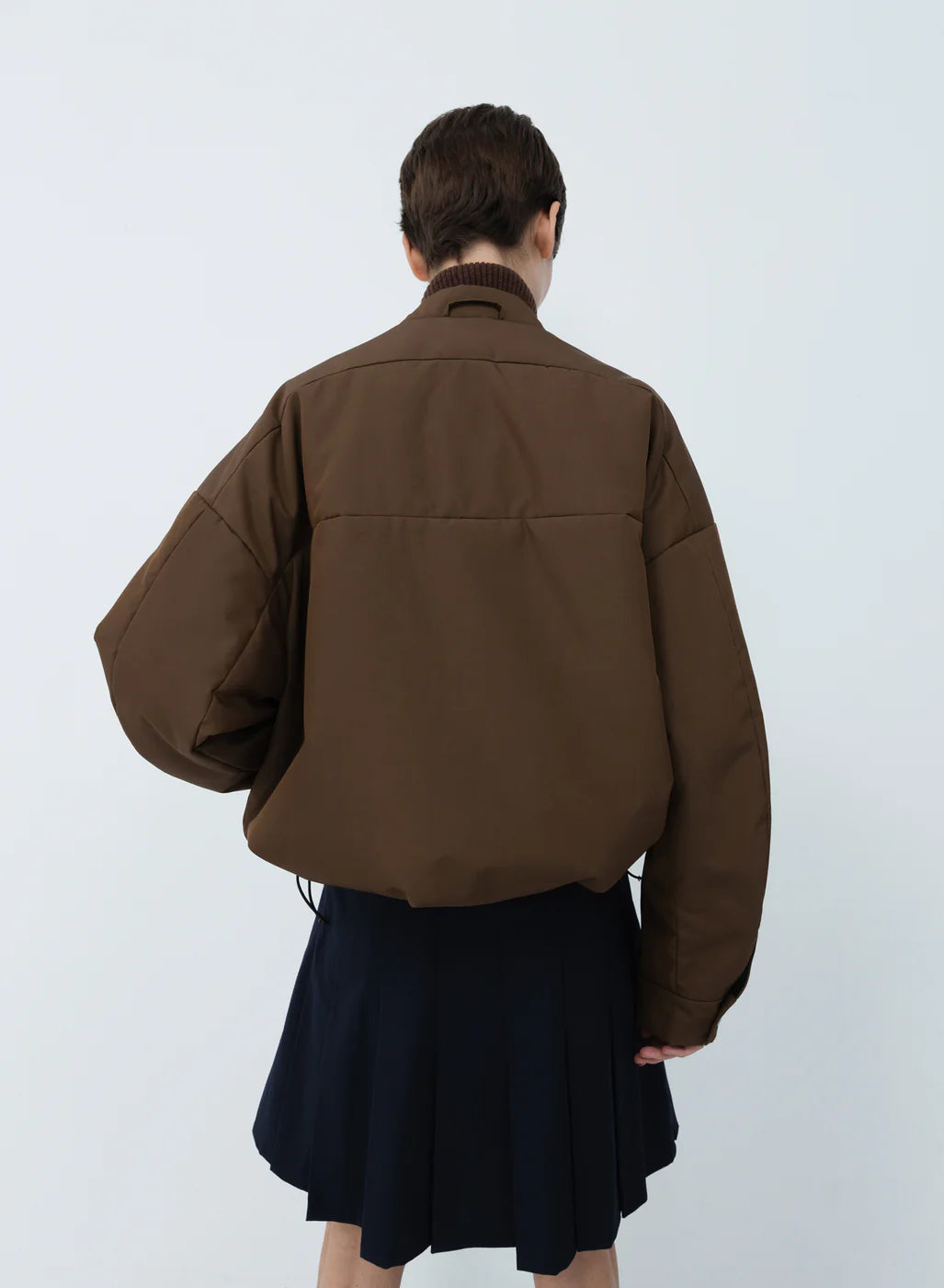 Kassl Editions Oversized Nylon Bomber Breen