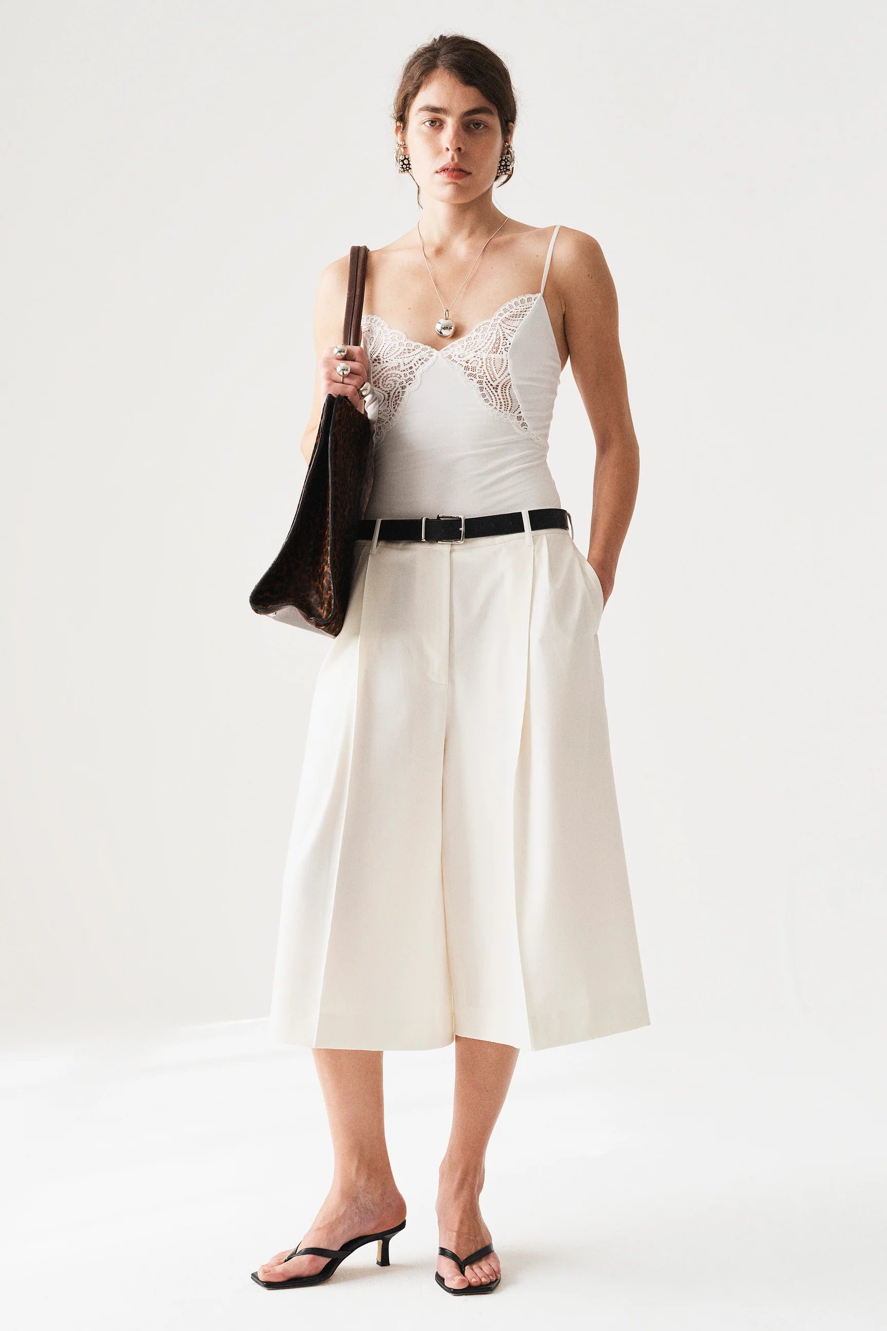 Beaufille Papillon Cami | White