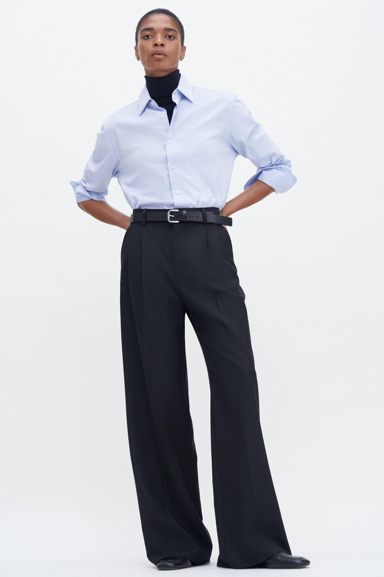 Filippa K Darcey Black Wool Trousers