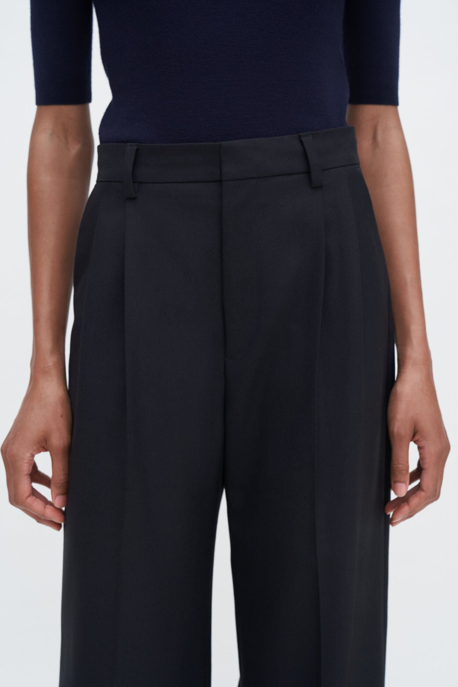 Filippa K Darcey Black Wool Trousers
