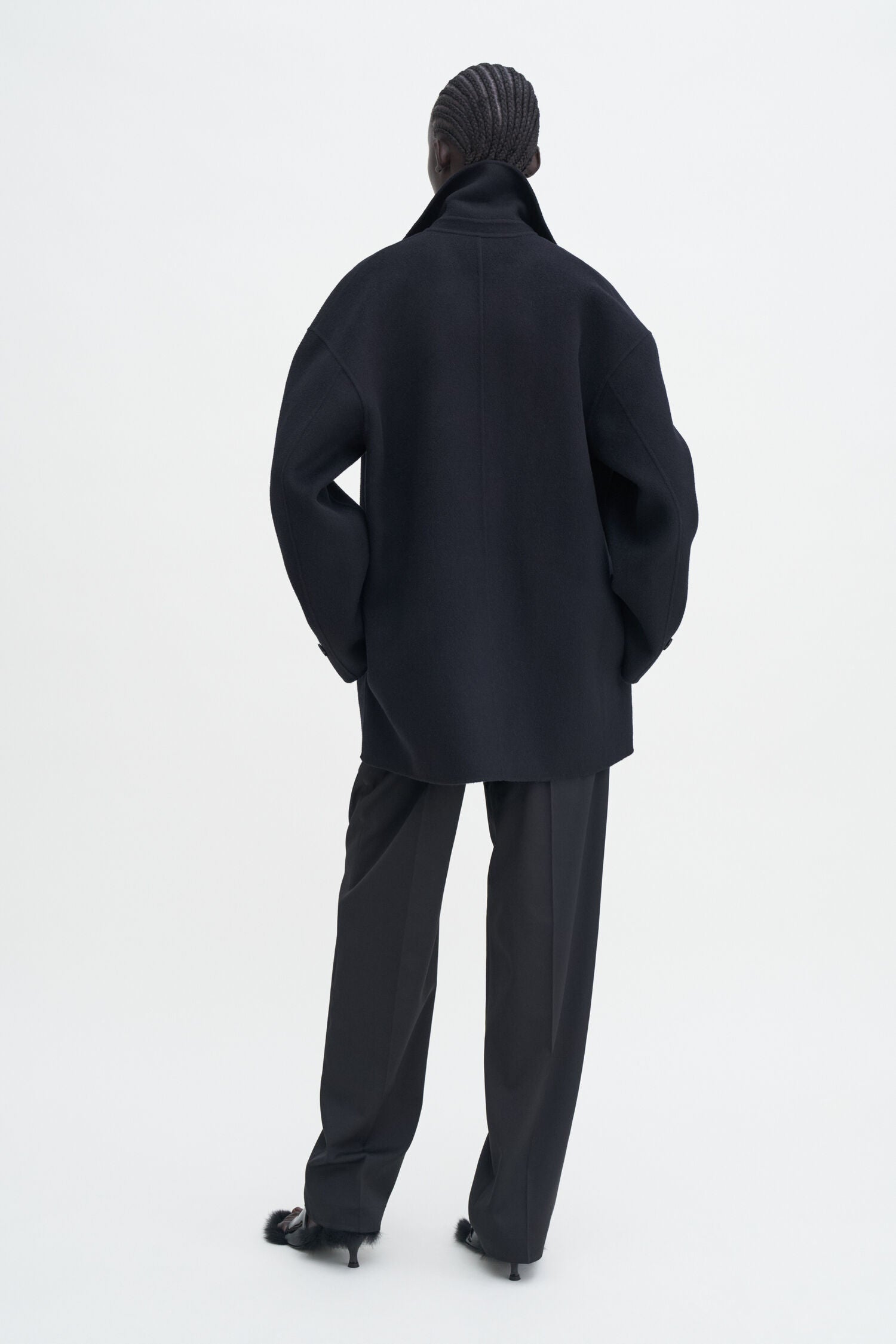 Filippa K Black Wool Cashmere Jacket