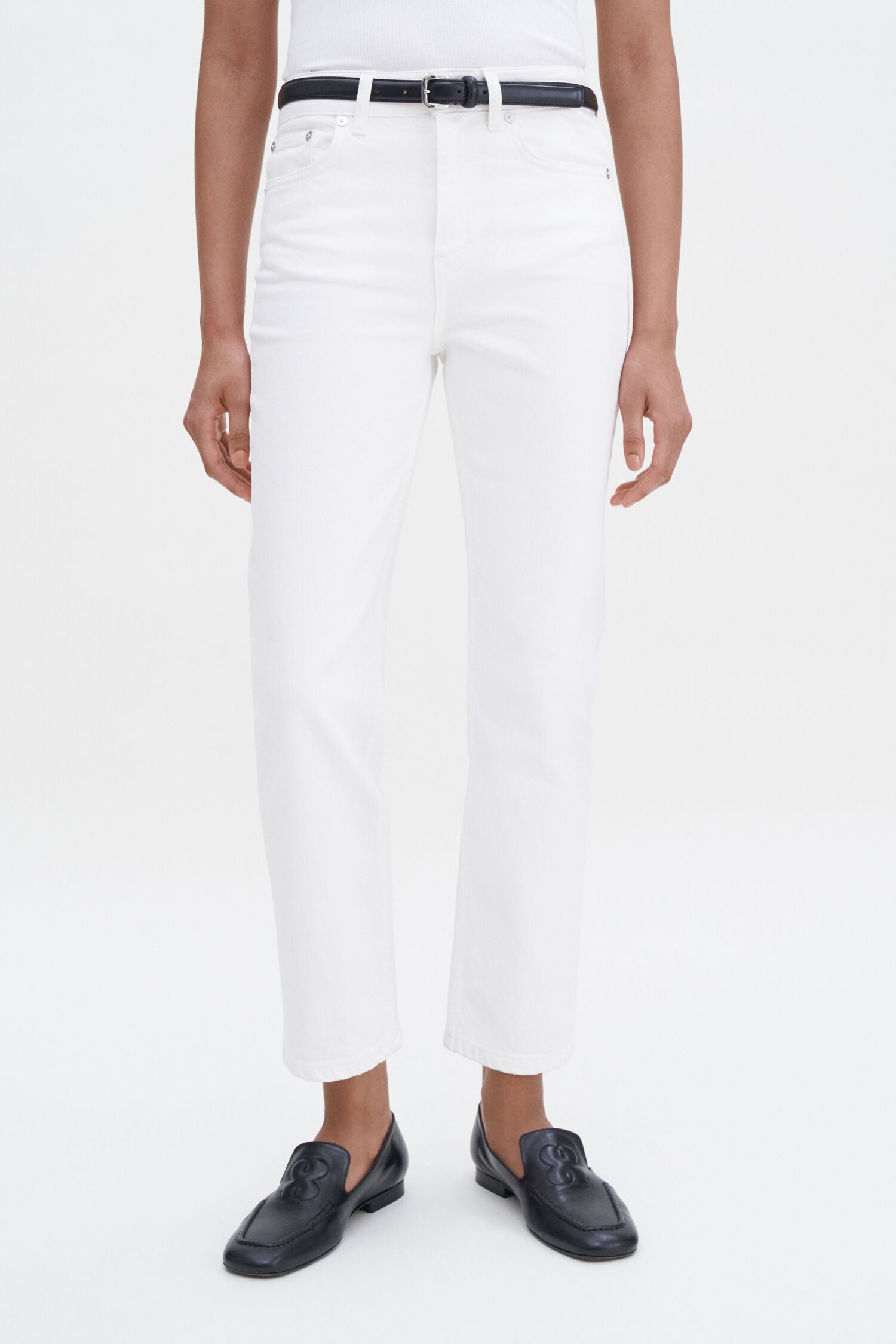 Filippa K Stella Cropped Jeans | White