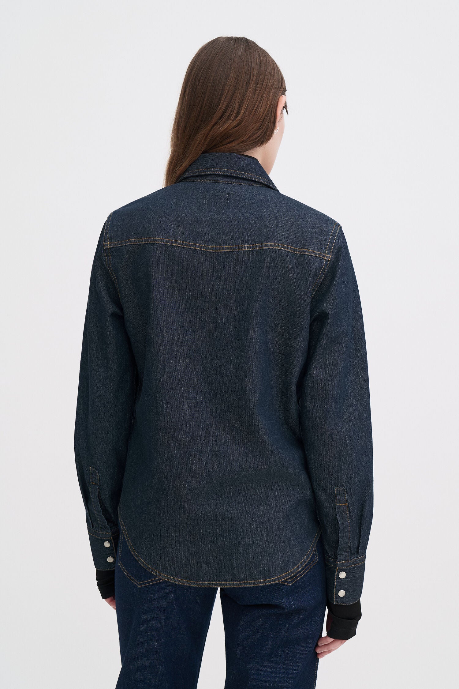 Filippa K Classic Denim Shirt Rinsed Blue
