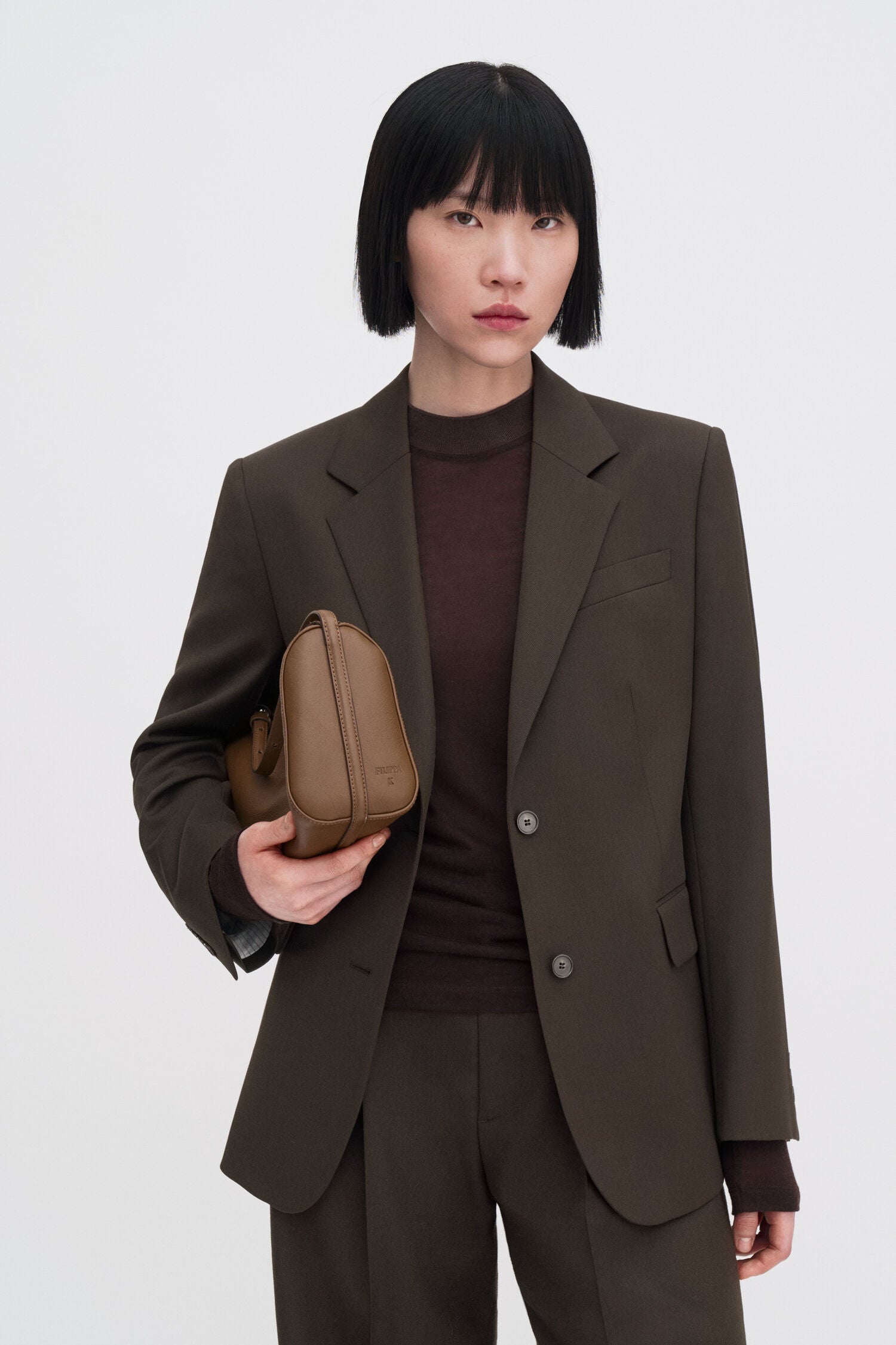Filippa K Delilah Blazer Walnut Brown