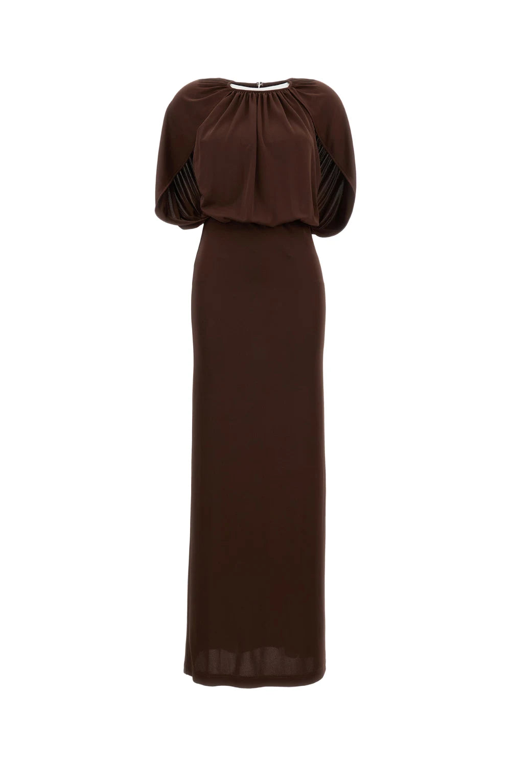 Des Phemmes Maxi Cape Dress