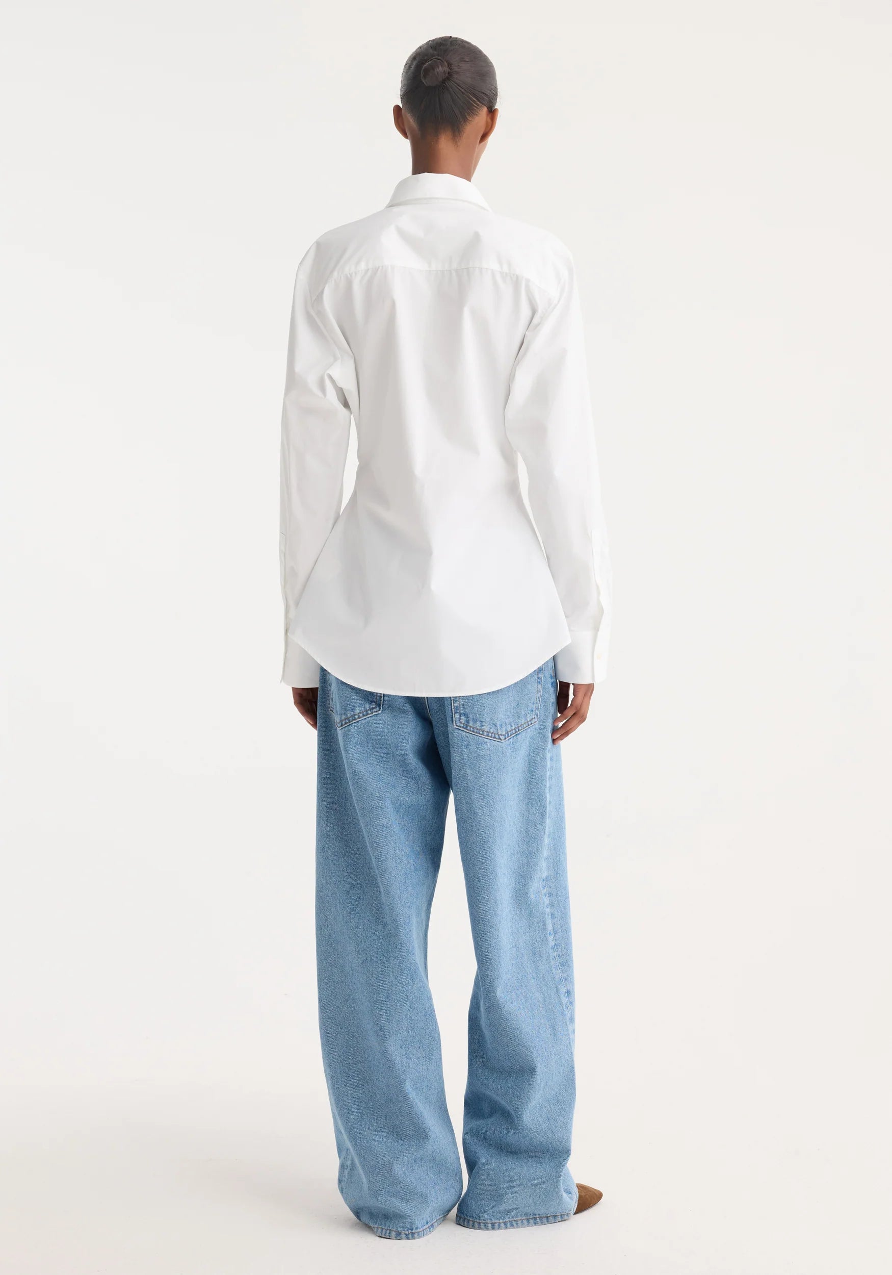 Róhe Poplin Shaped Shirt | Optic White