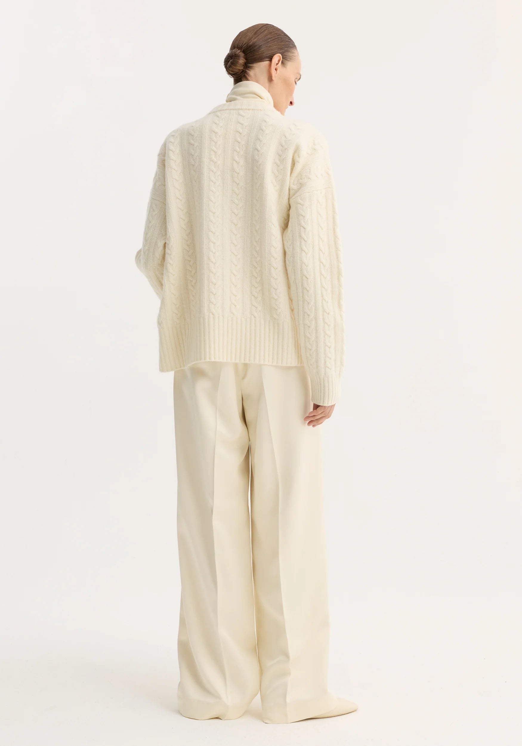 Róhe Cable Knit Jumper | Off White