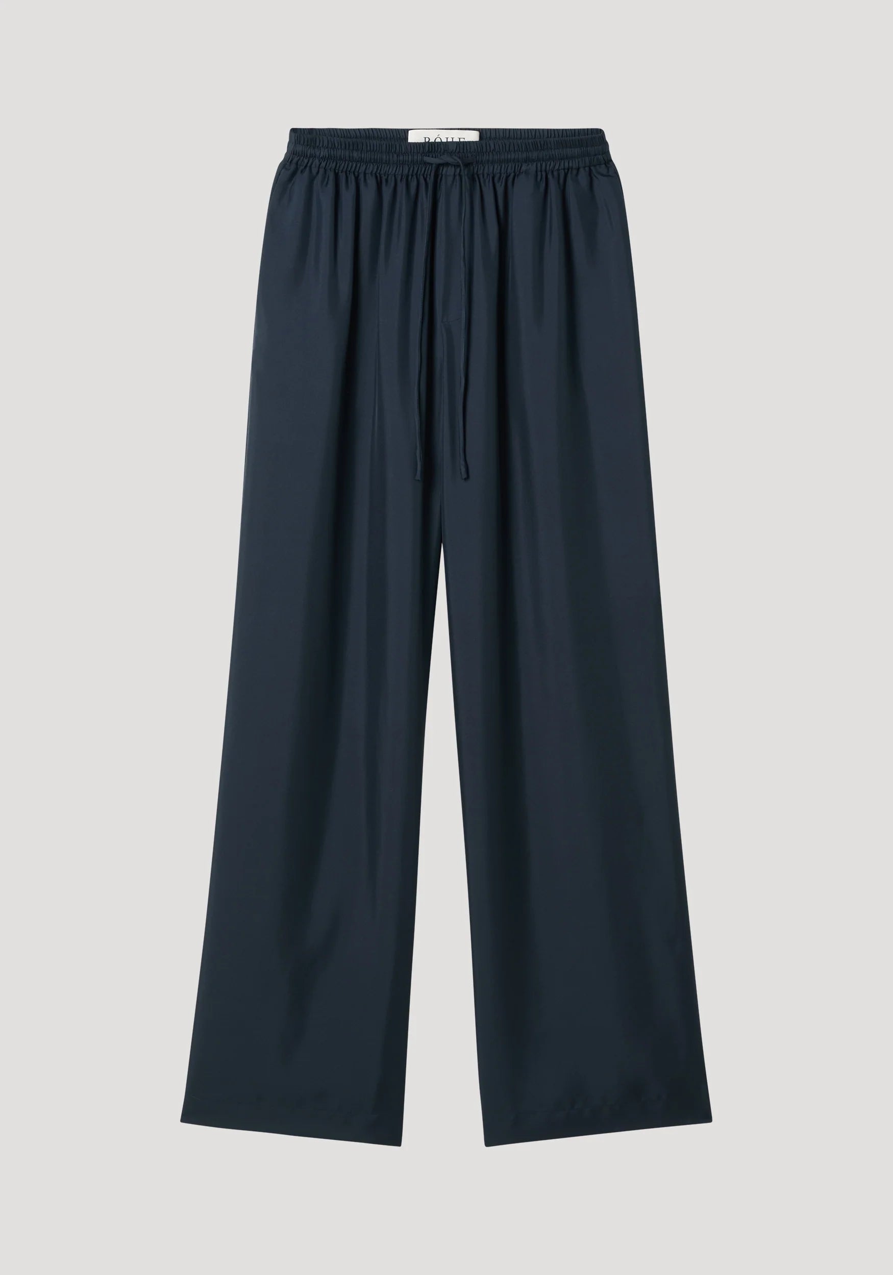 Róhe Wide Leg Silk Trousers | Storm