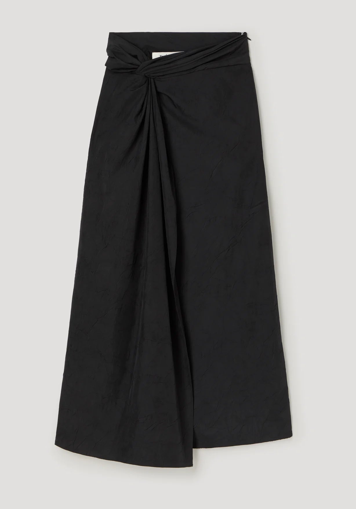 Róhe Sarong Textured Skirt | Black