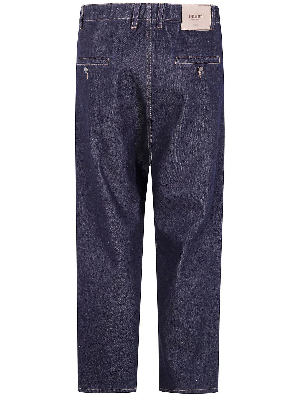 Uma Wang Blue Denim Pigiama Pants
