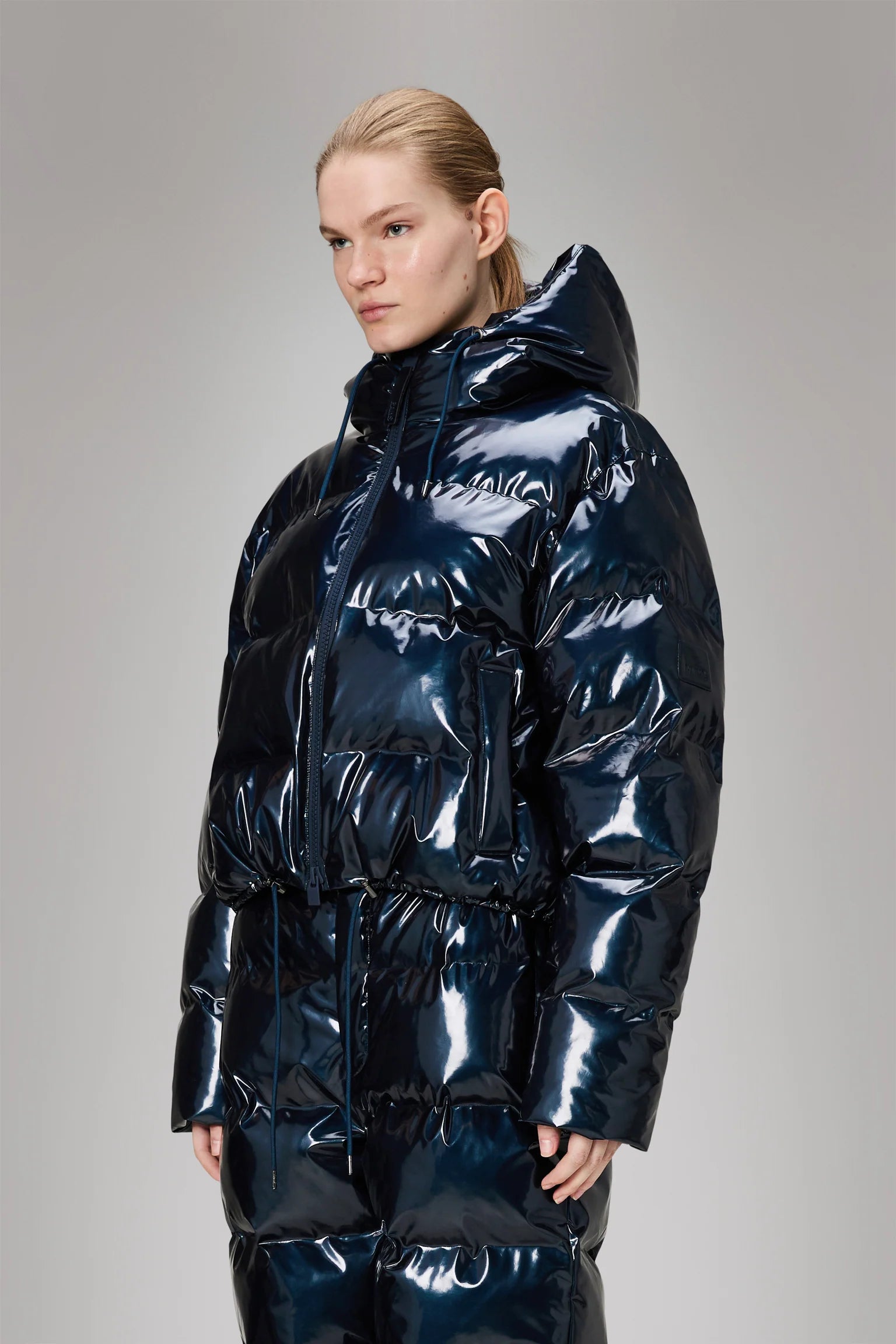 Rains Alta Short Puffer Jacket Spill