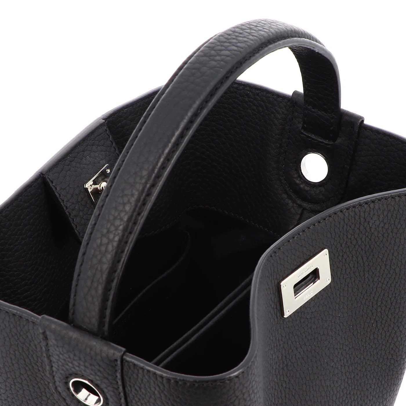 Odeon Mini Leather Bag Black