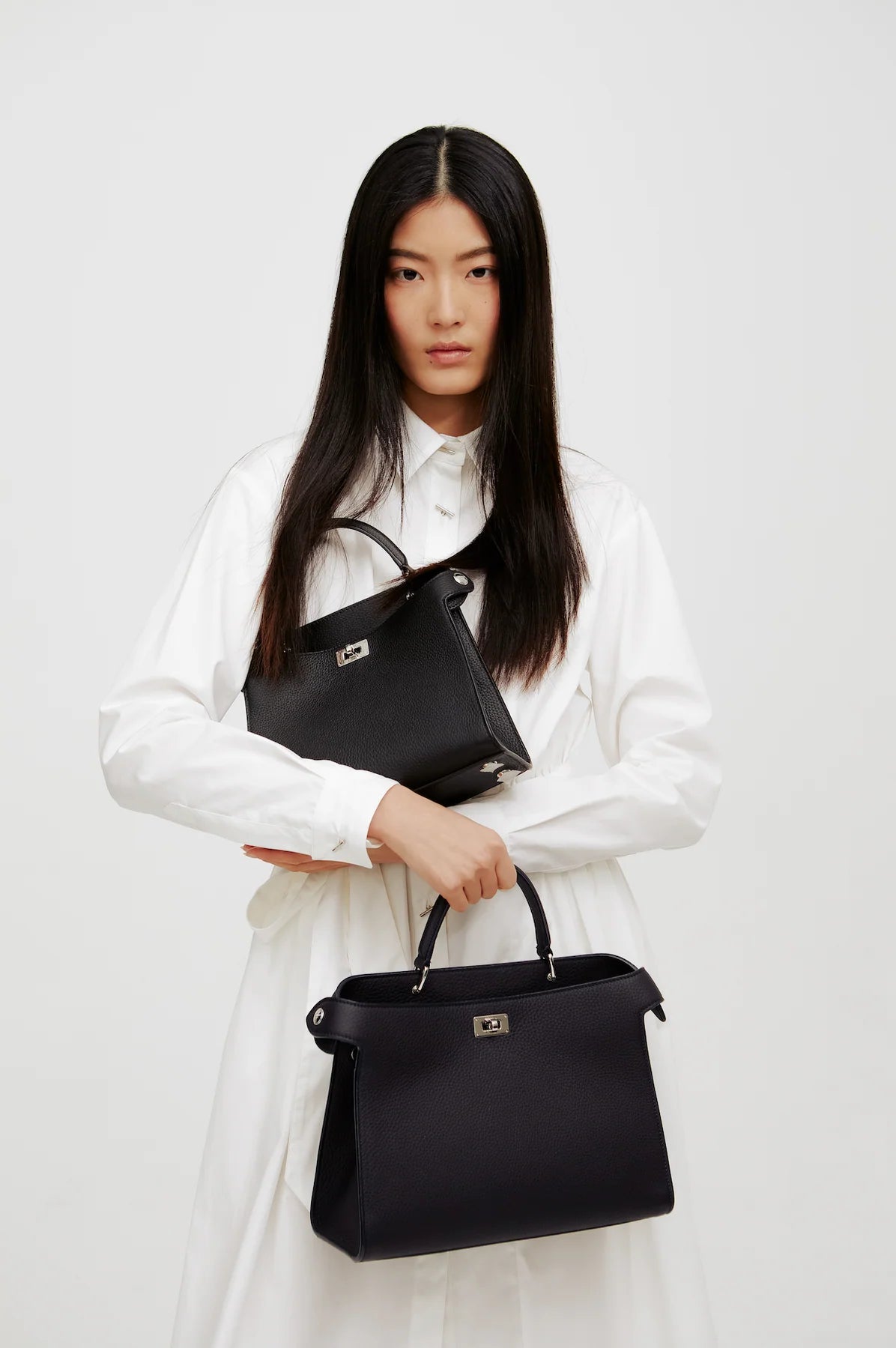 Lutece Mini Leather Bag | Taupe