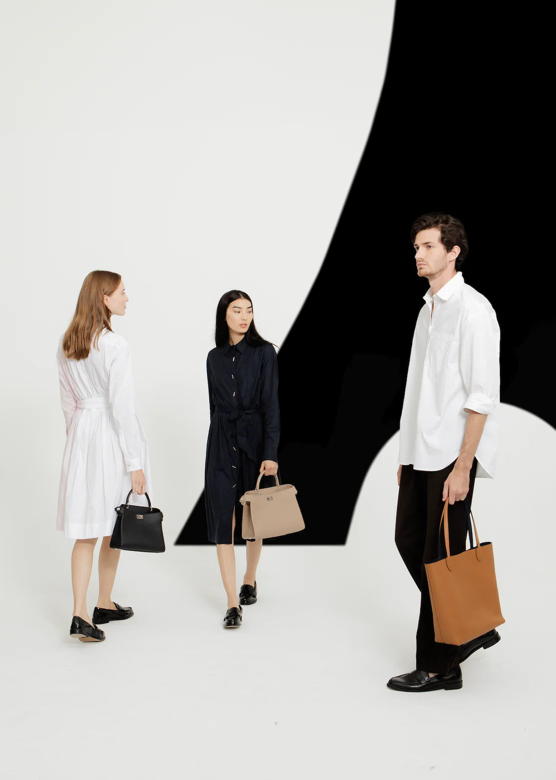 Lutece Mini Leather Bag | Black