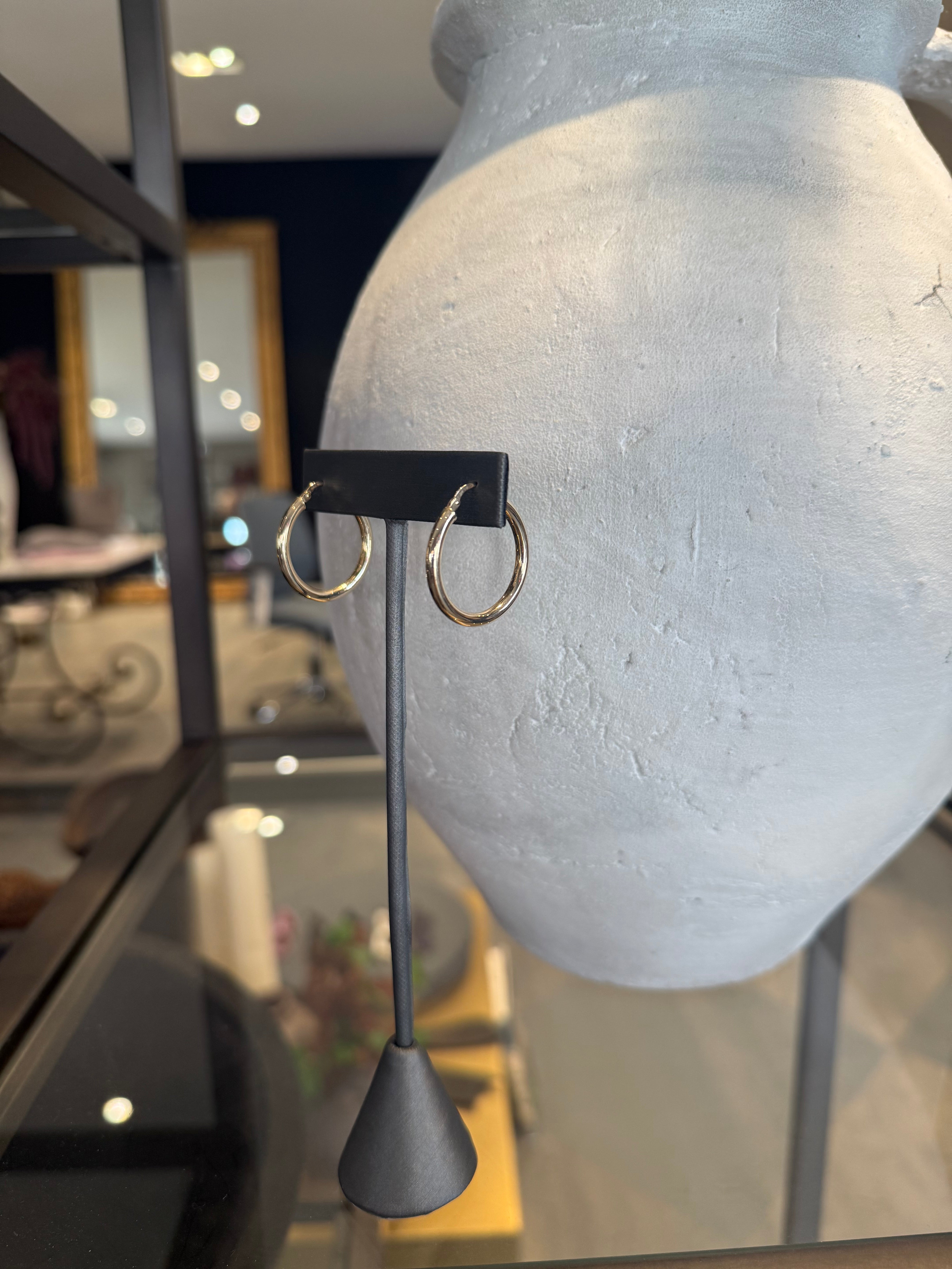 The Loved One Gold Hoop Medium