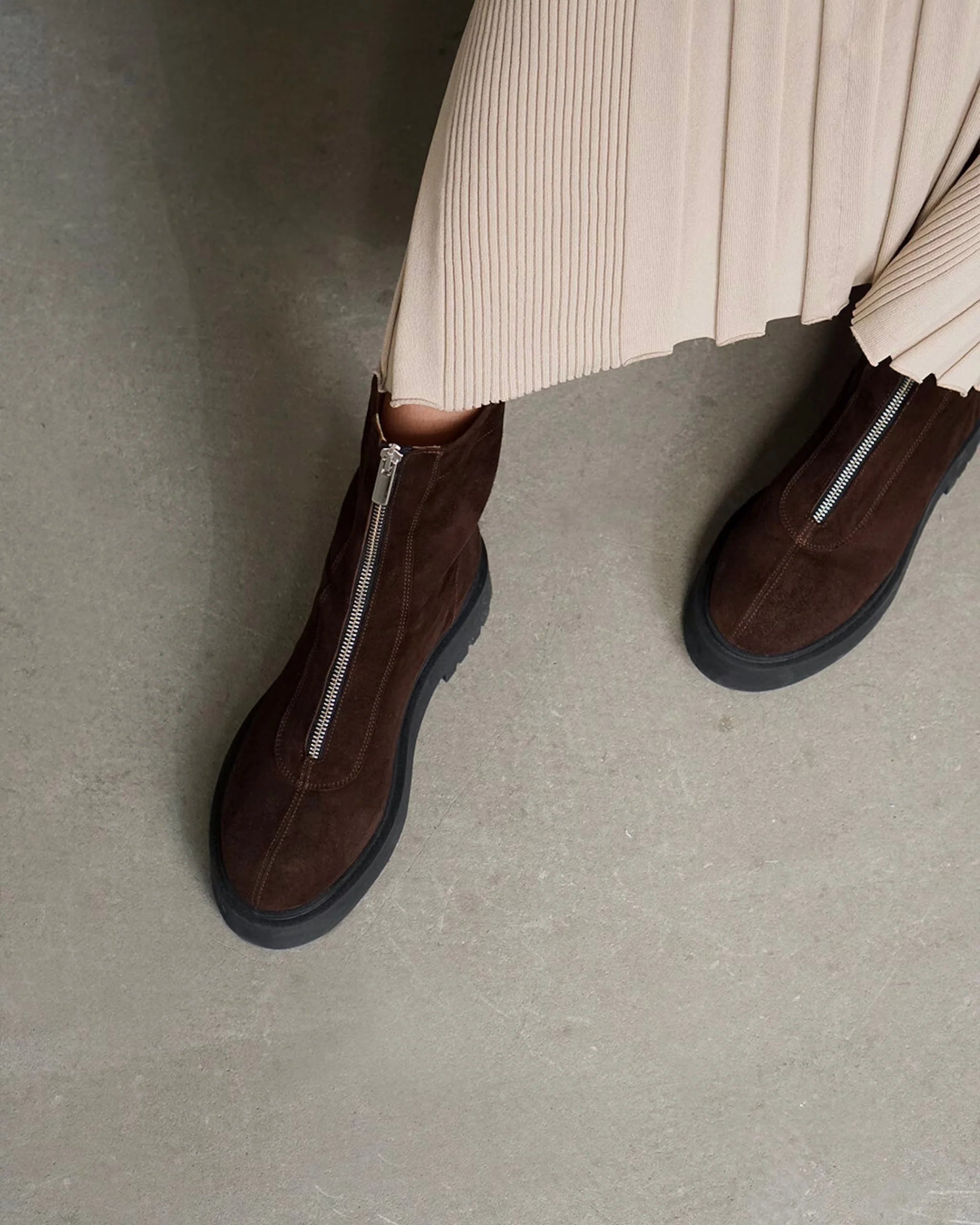 Flattered Alma Suede Boot | Brown