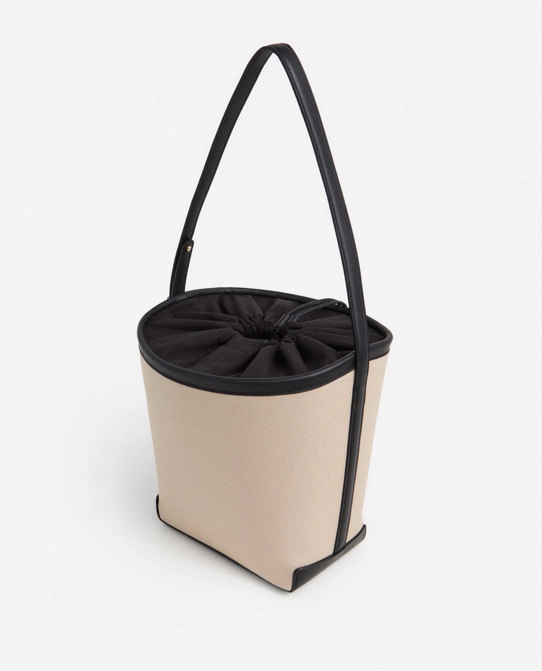 Flattered Ophelia Linen Bucket Bag