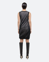Helmut Lang Black Jersey Bubble Dress