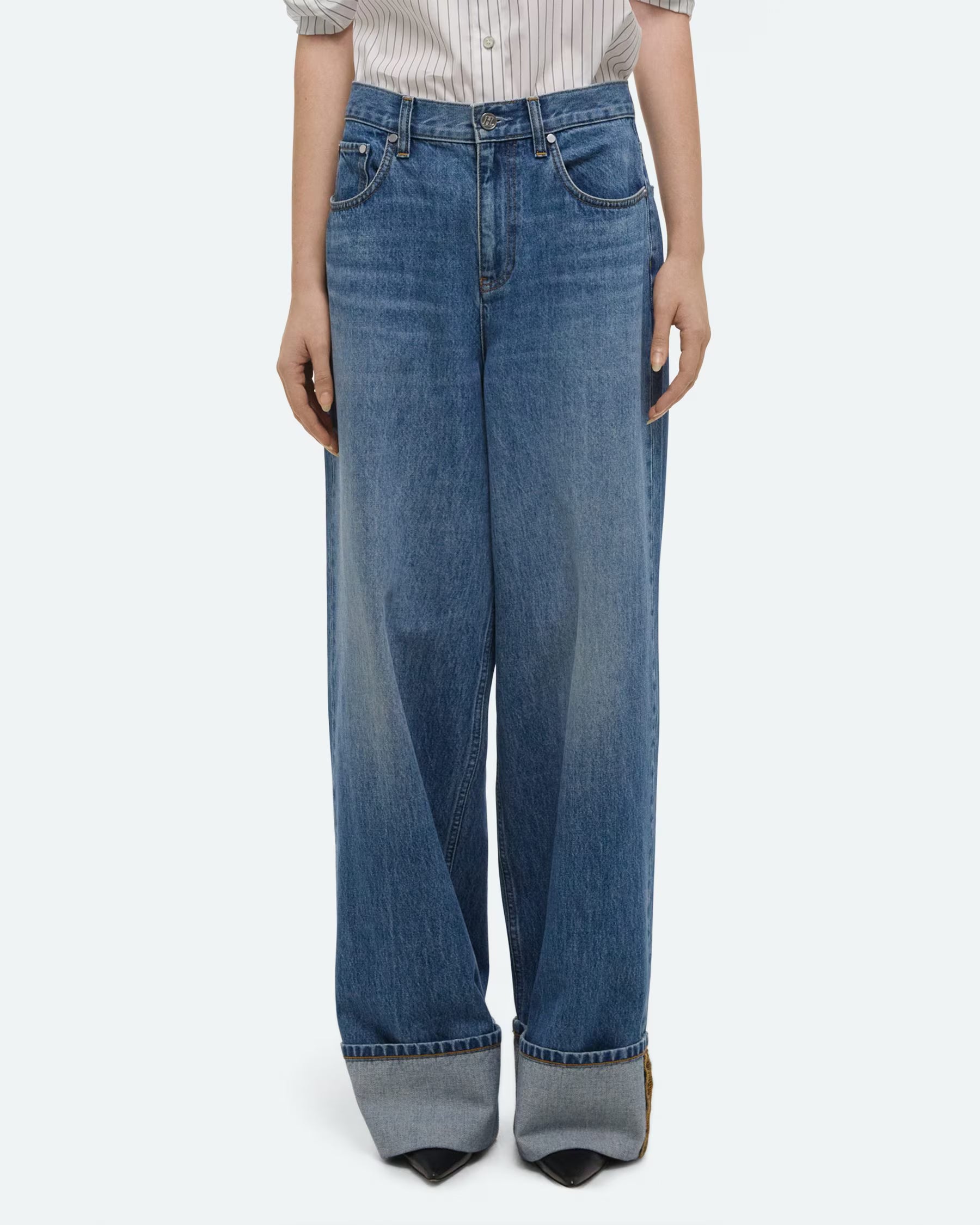 Helmut Lang Low Drop Jeans | Classic Blue