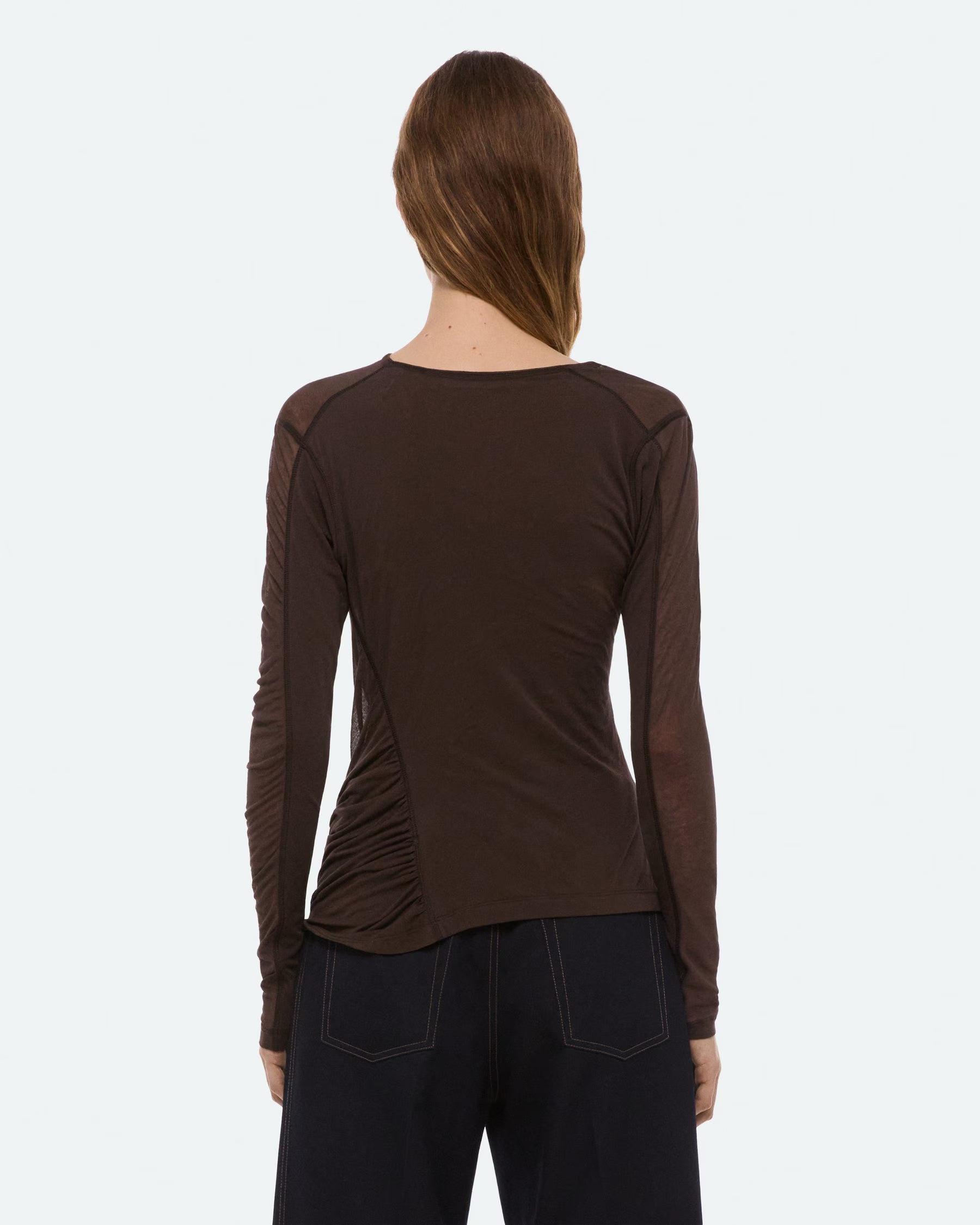 Helmut Lang Seamed Wind Top | Bistre