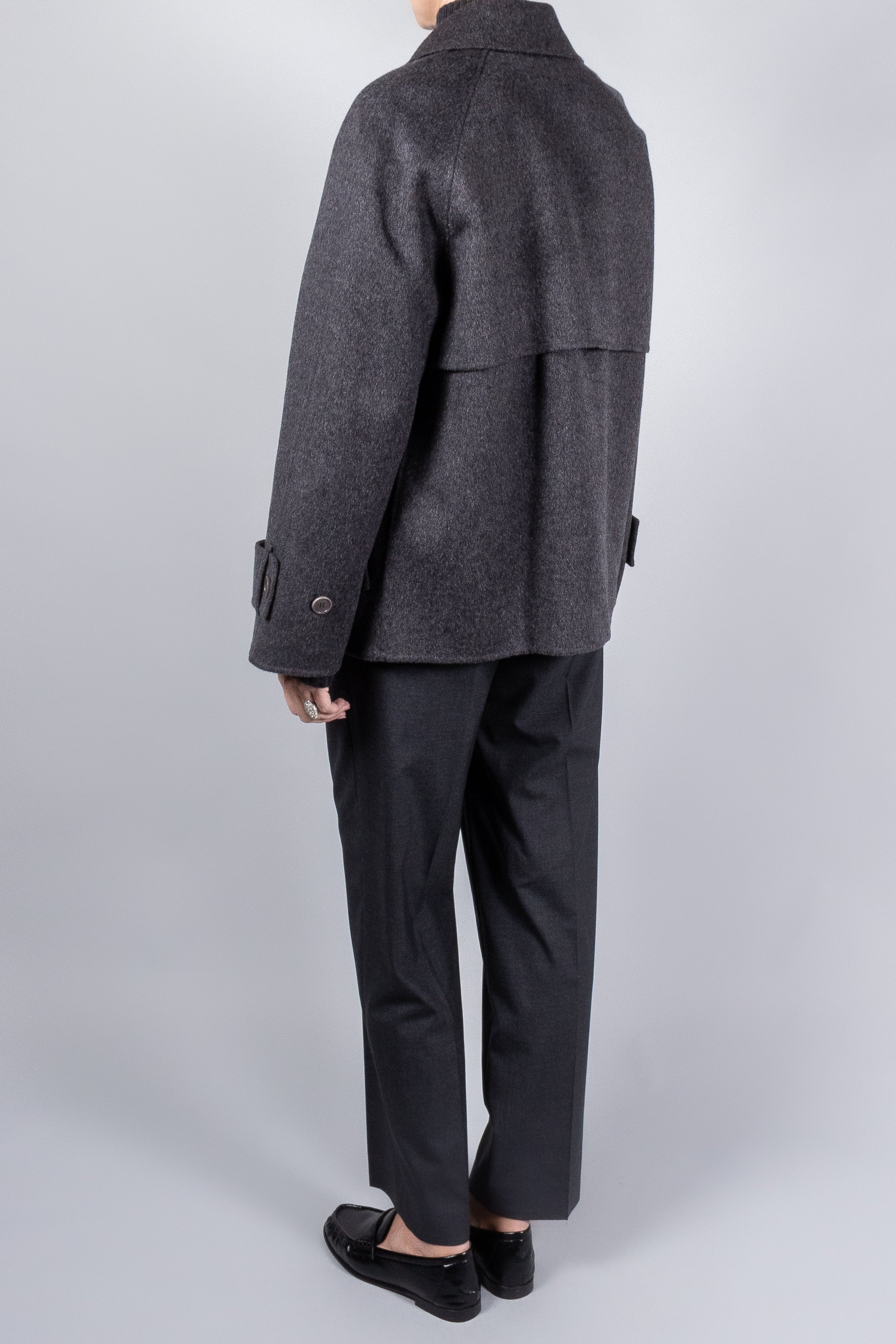 Joseph Marne Double Face Coat Smoke