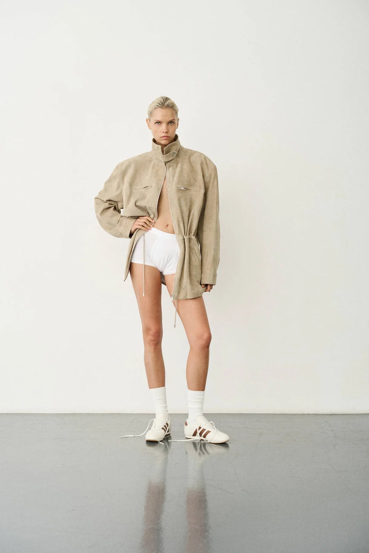 HALFBOY Kasia Suede Jacket | Trench
