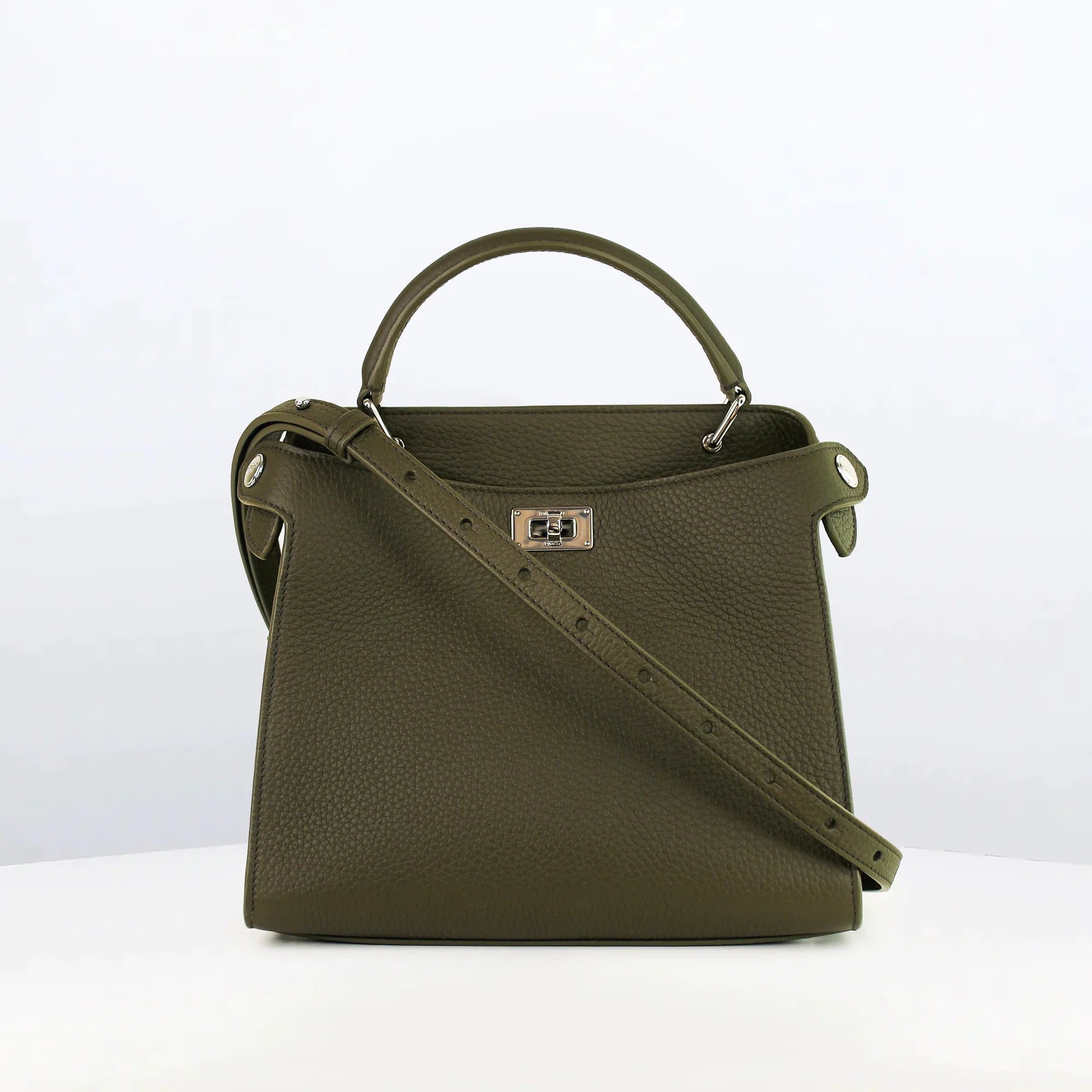 Lutece Mini Leather Bag Khaki