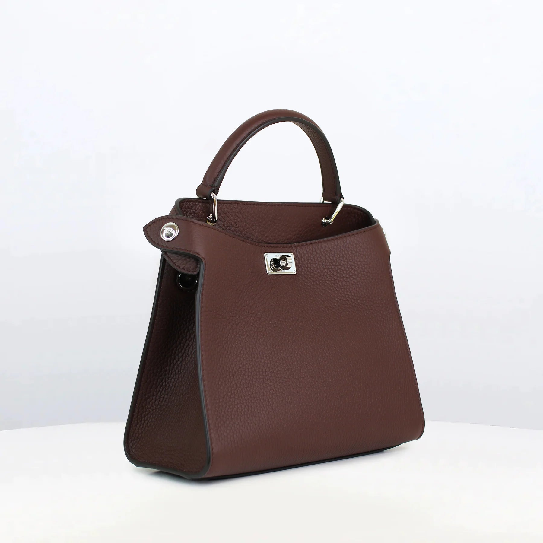 Lutece Mini Leather Bag | Prune