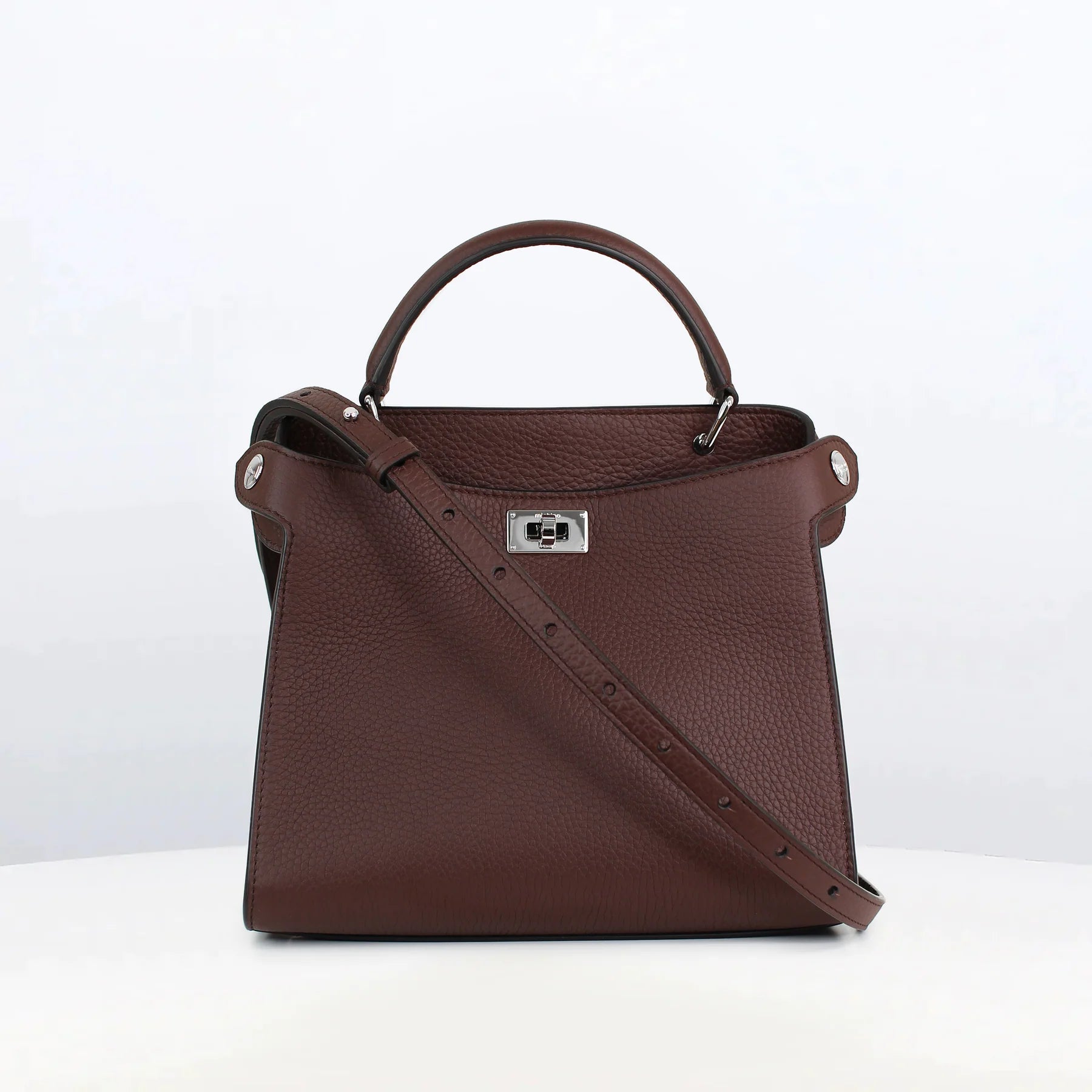 Lutece Mini Leather Bag | Prune