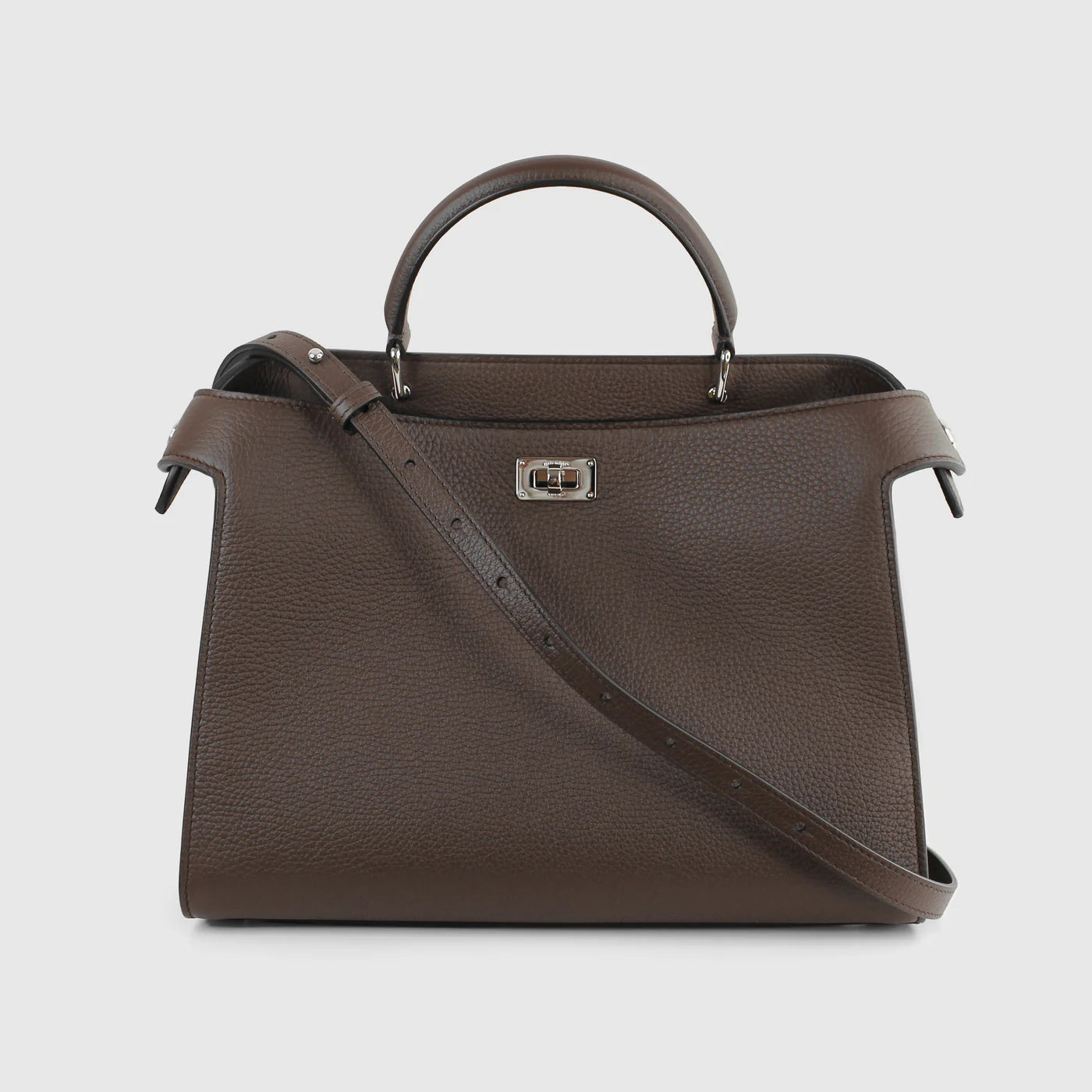 Lutece PM Leather Bag | Chocolate