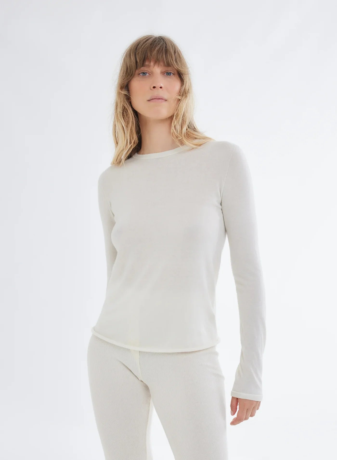 Majestic Filatures Machine Washable Cashmere LS | Milk