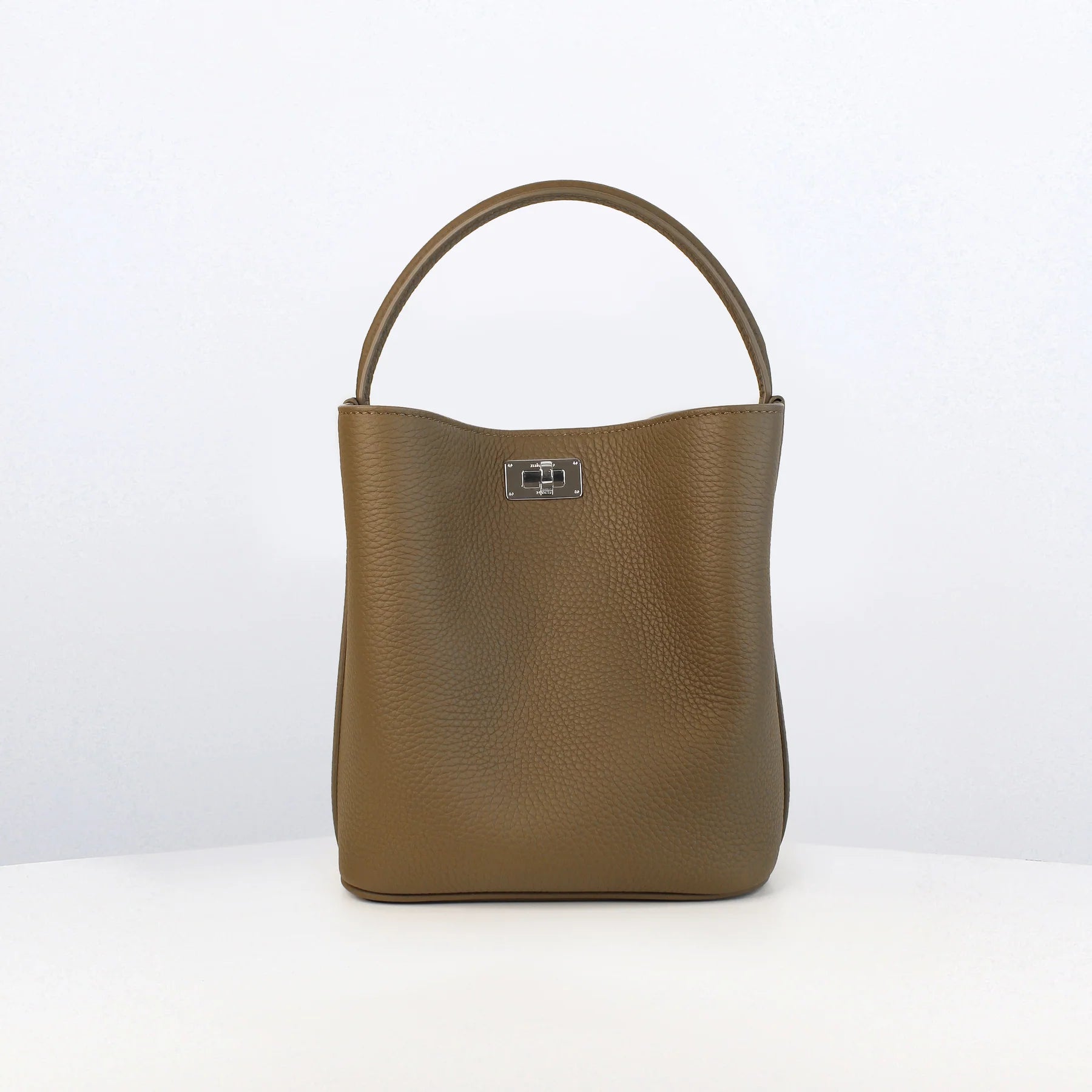 Odeon Mini Leather Bag Taupe