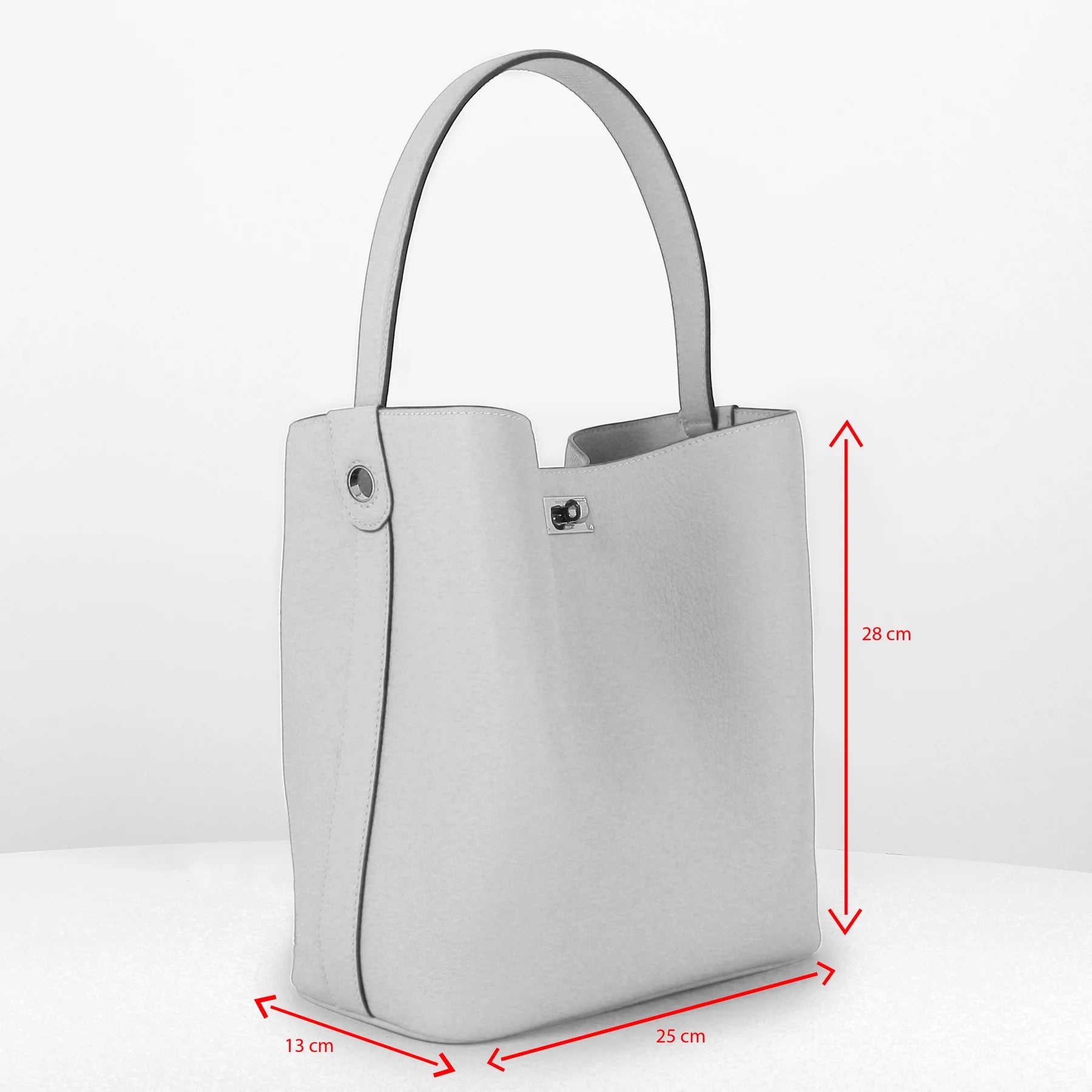 Odeon PM Leather Bag | Taupe