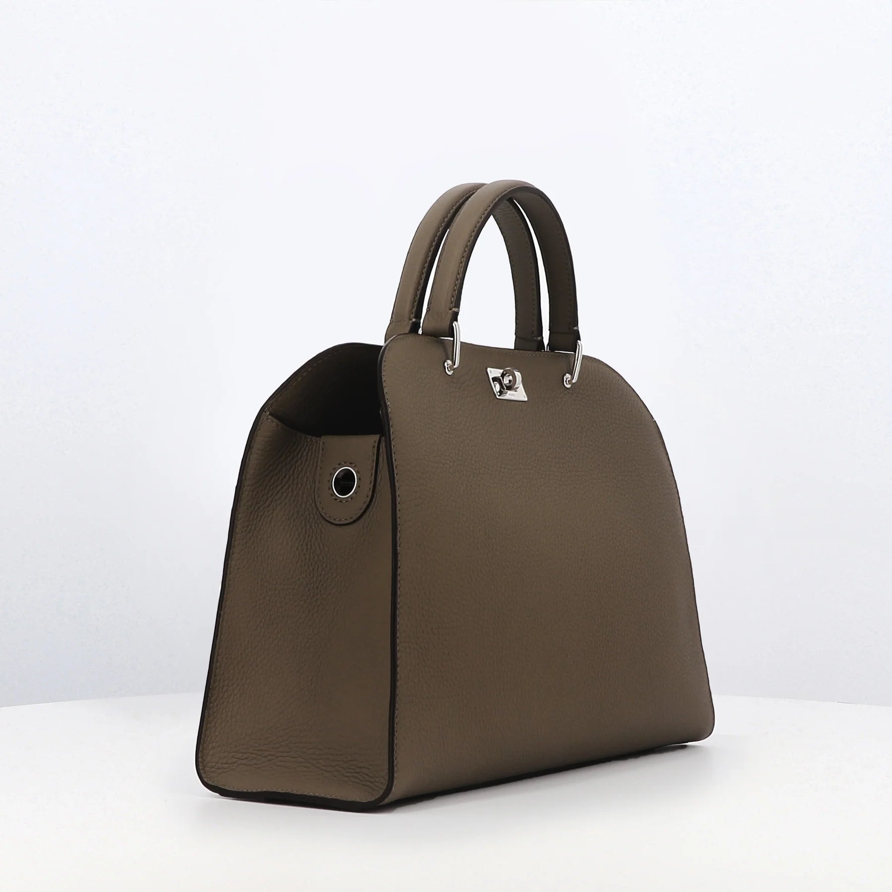 Opera PM Leather Bag | Taupe