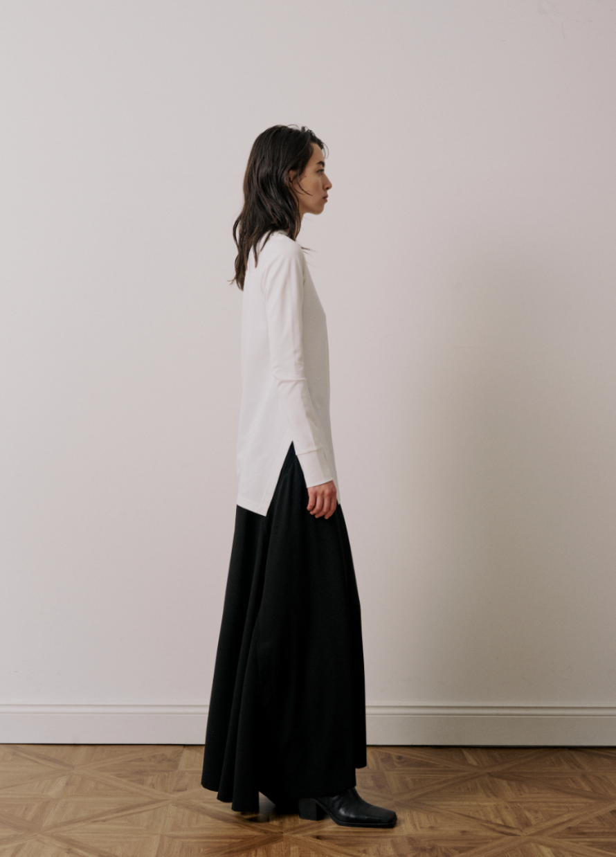 UJOH Long Sleeve T-Shirt/ Side Slit