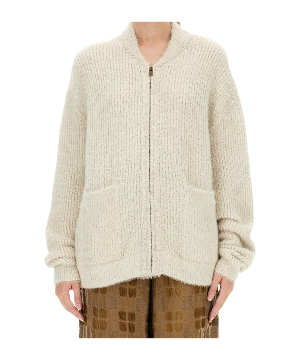 Uma Wang Knit Bomber Jacket | Off White