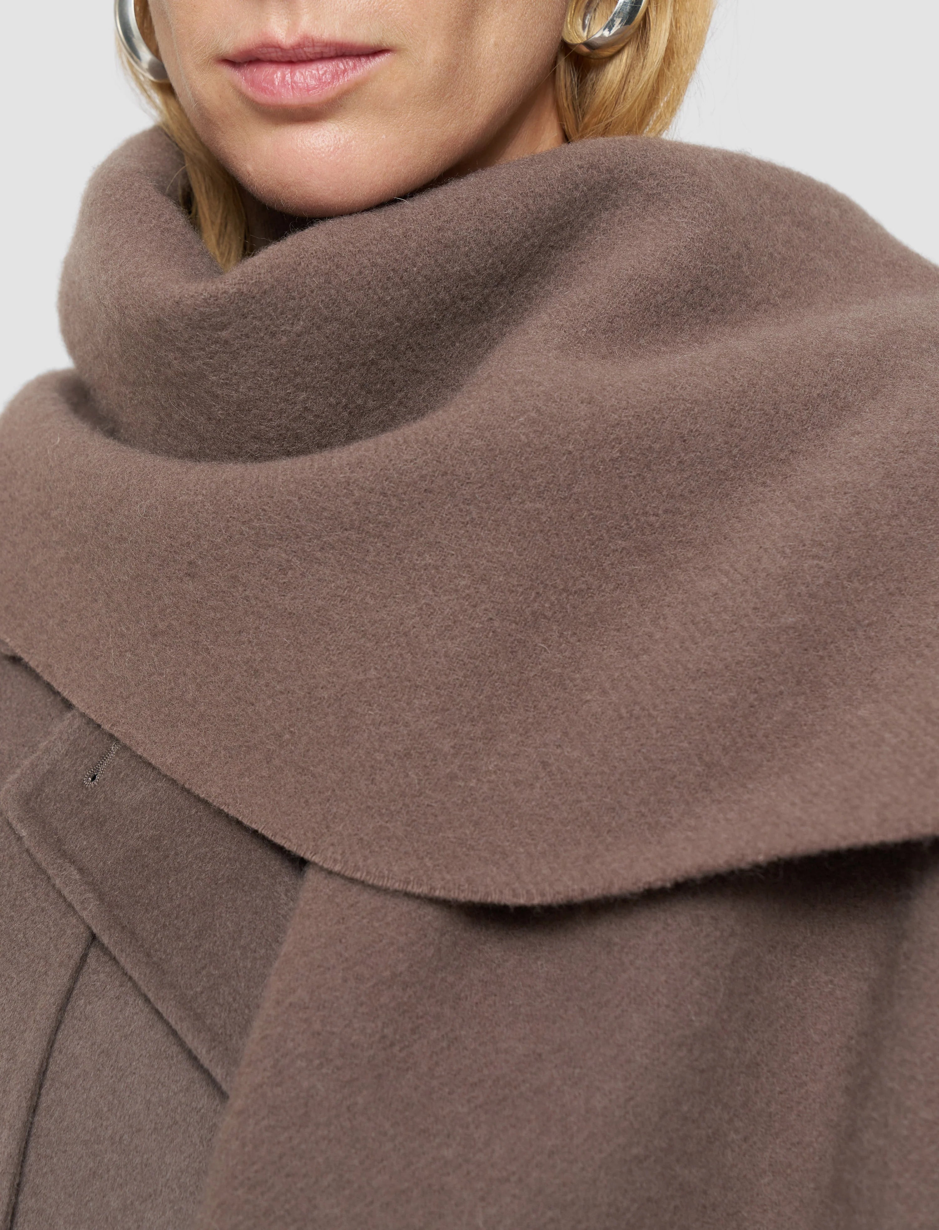 Joseph Cecile Wool Scarf Mushroom