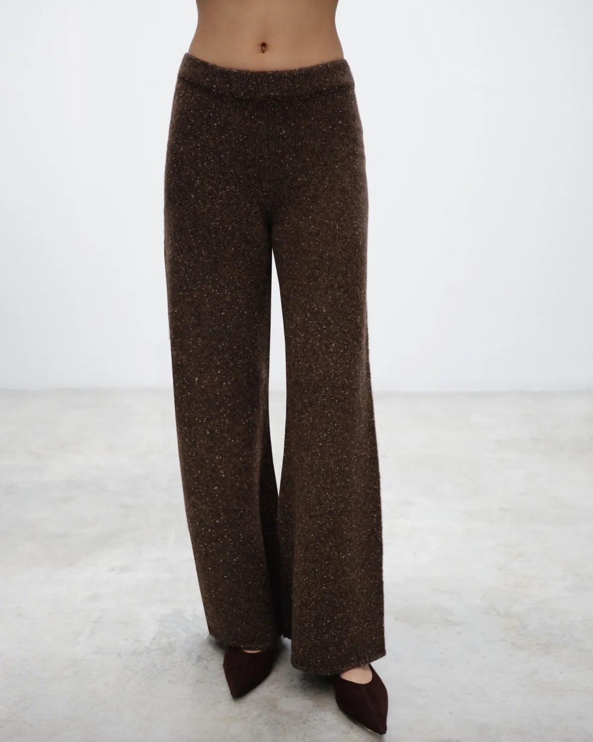 ELY ELY Cecile Knit Pants | Brown