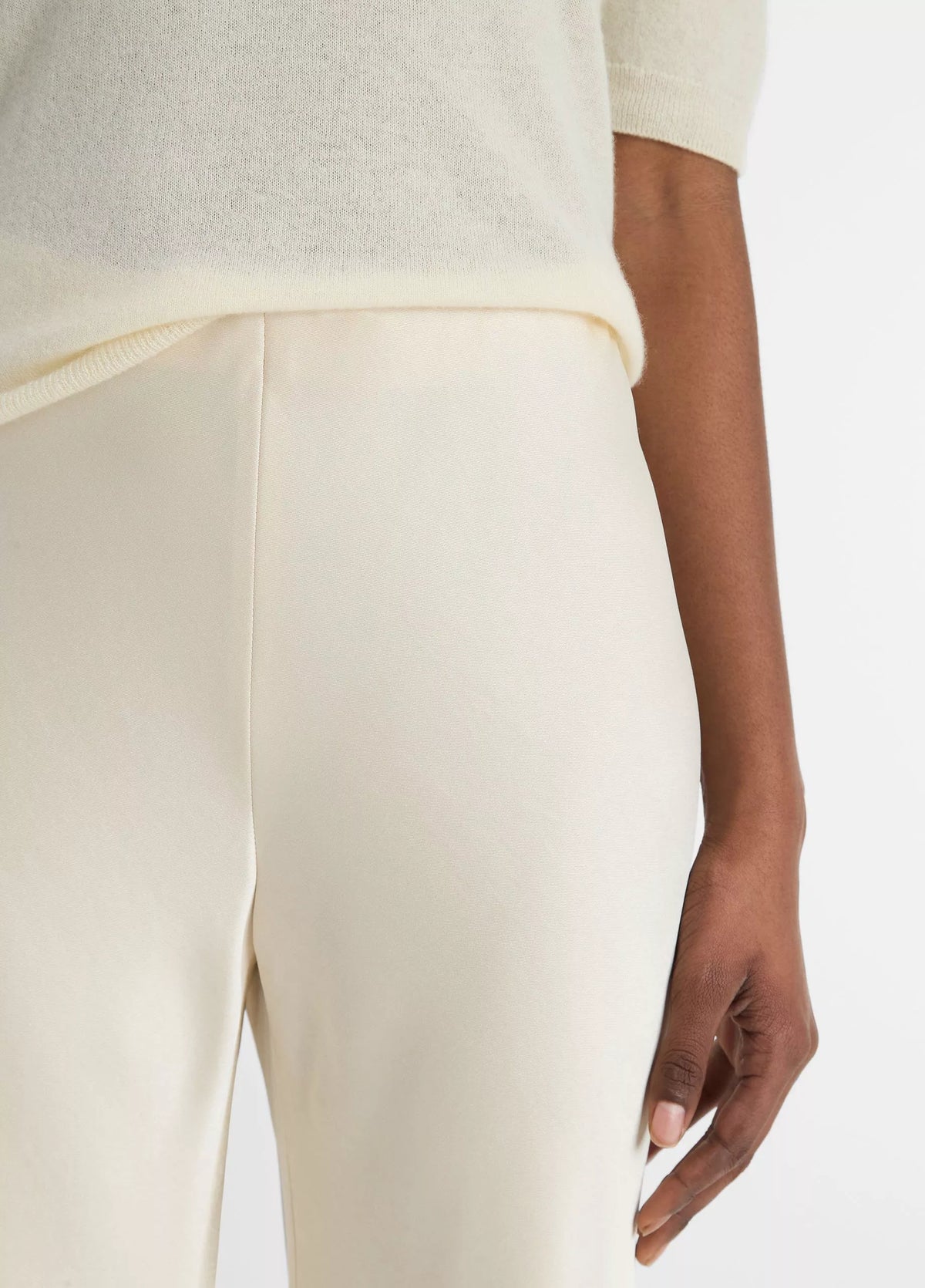 Vince High Rise Fluid Satin Bias Pants | Bona