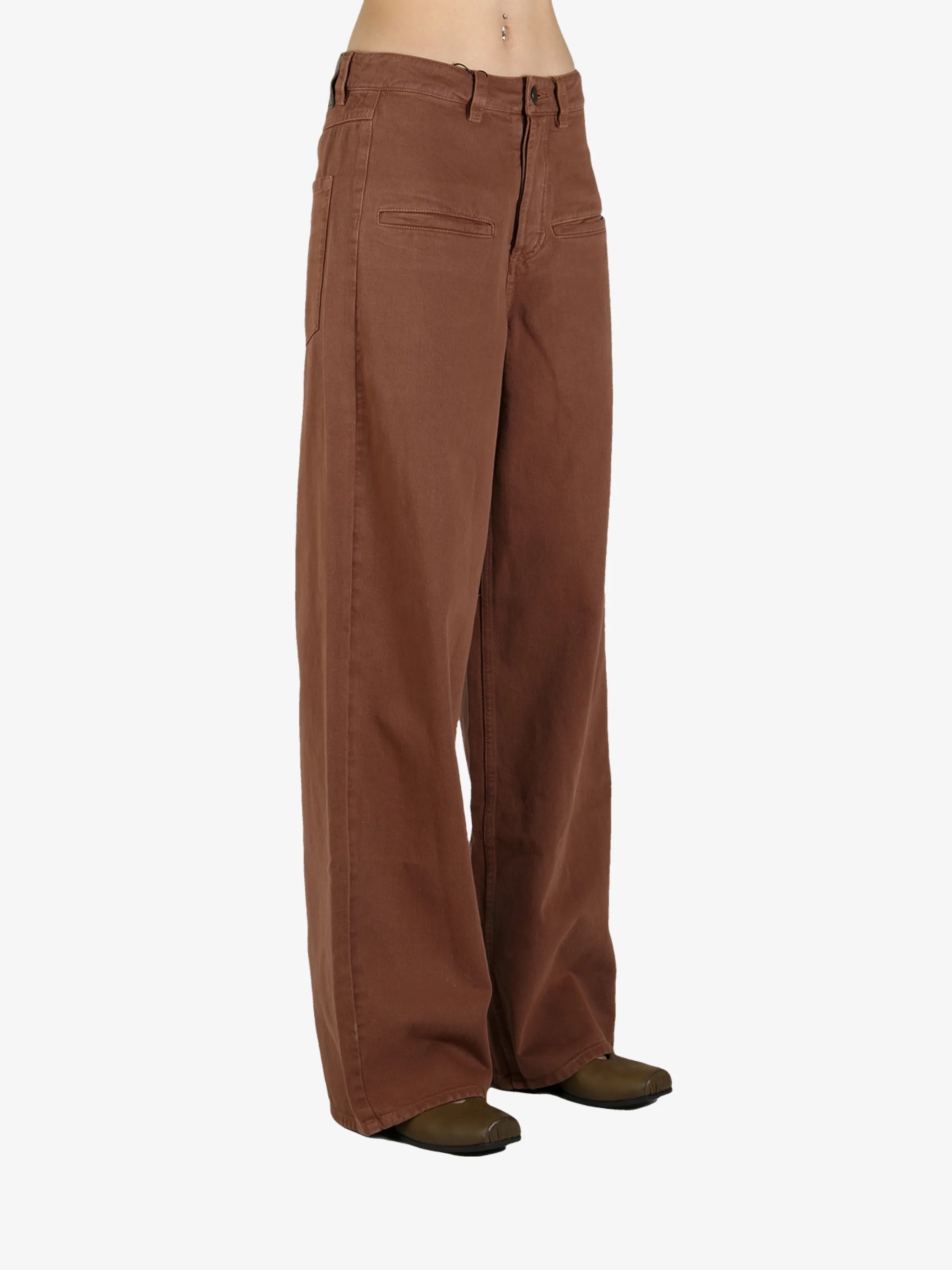 Uma Wang Ball Jeans Brown/Rose