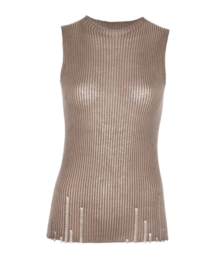 Uma Wang Sleeveless Top | Brown