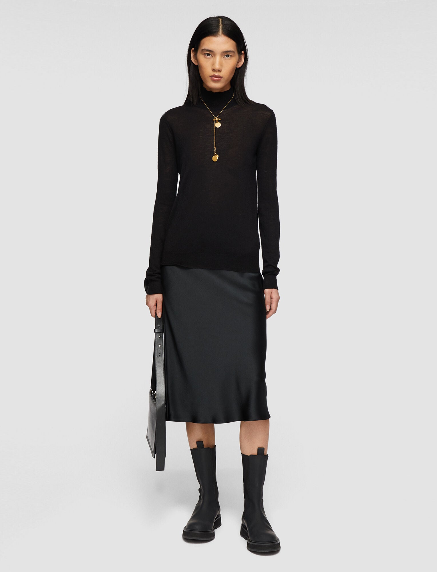 Joseph Cashair High Neck Black