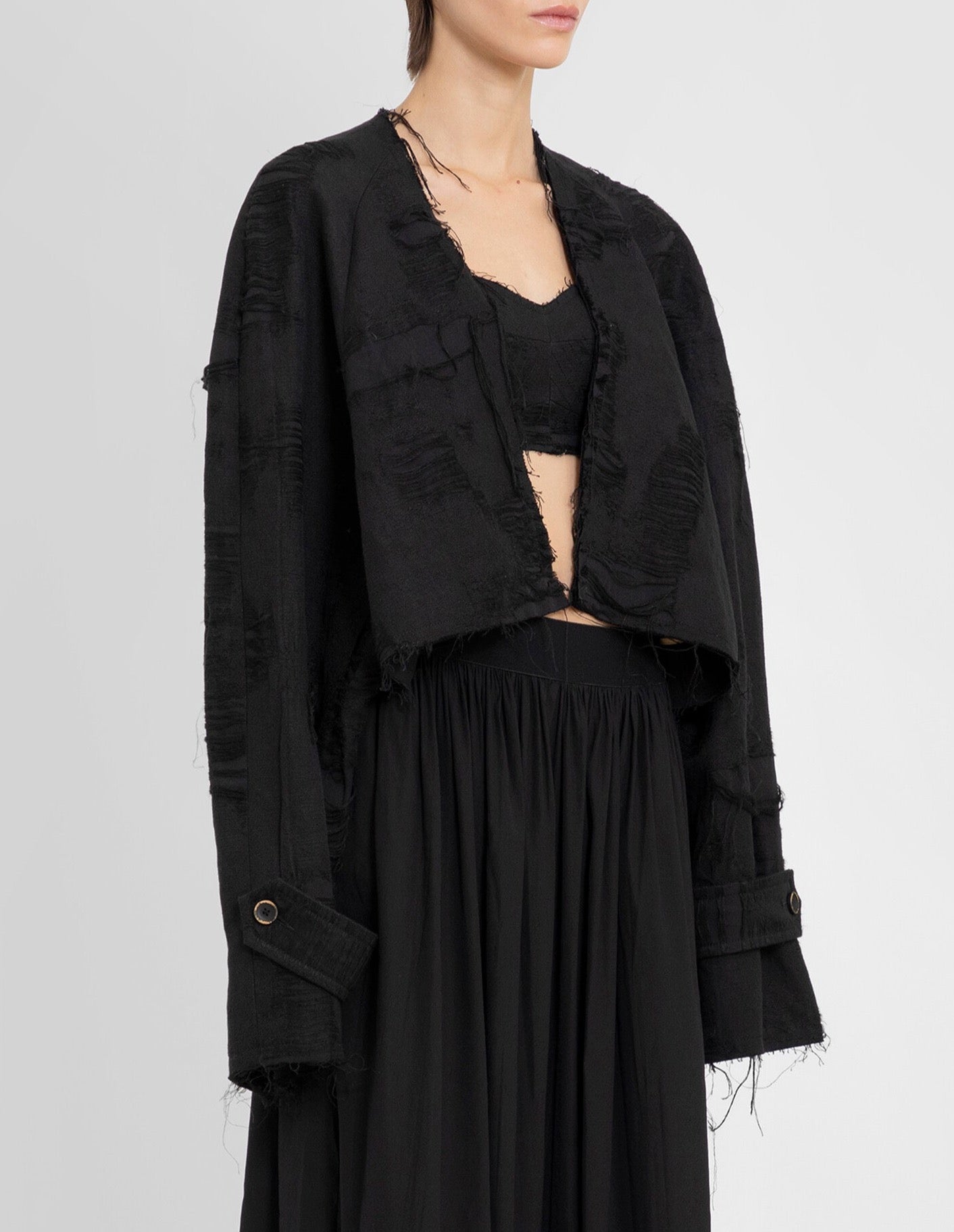 Uma Wang Kady Crop Jacket