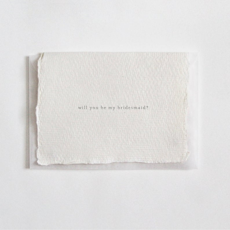 Will You Be My Bridesmaid? Card