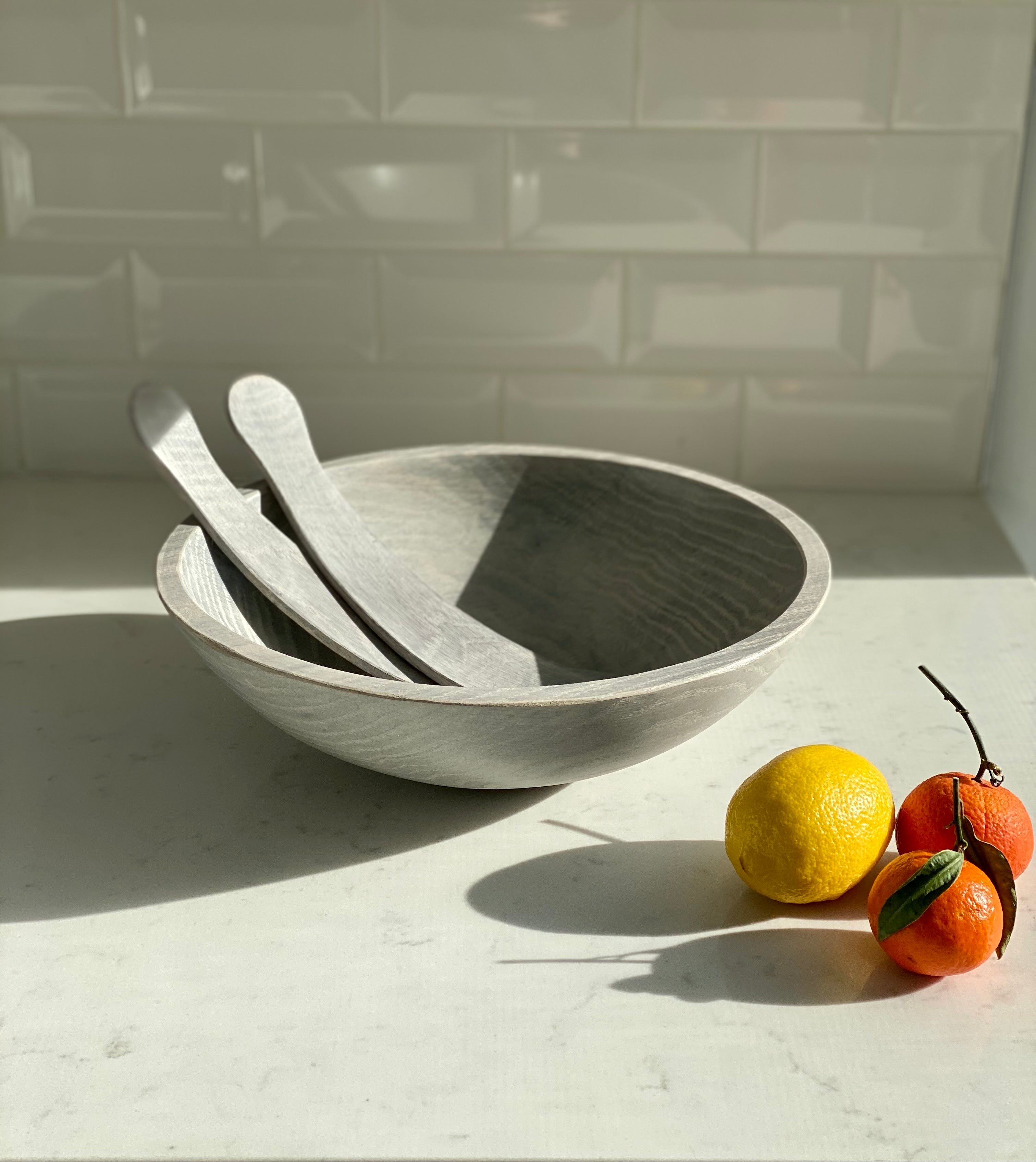 Driftwood Round Wooden Bowl