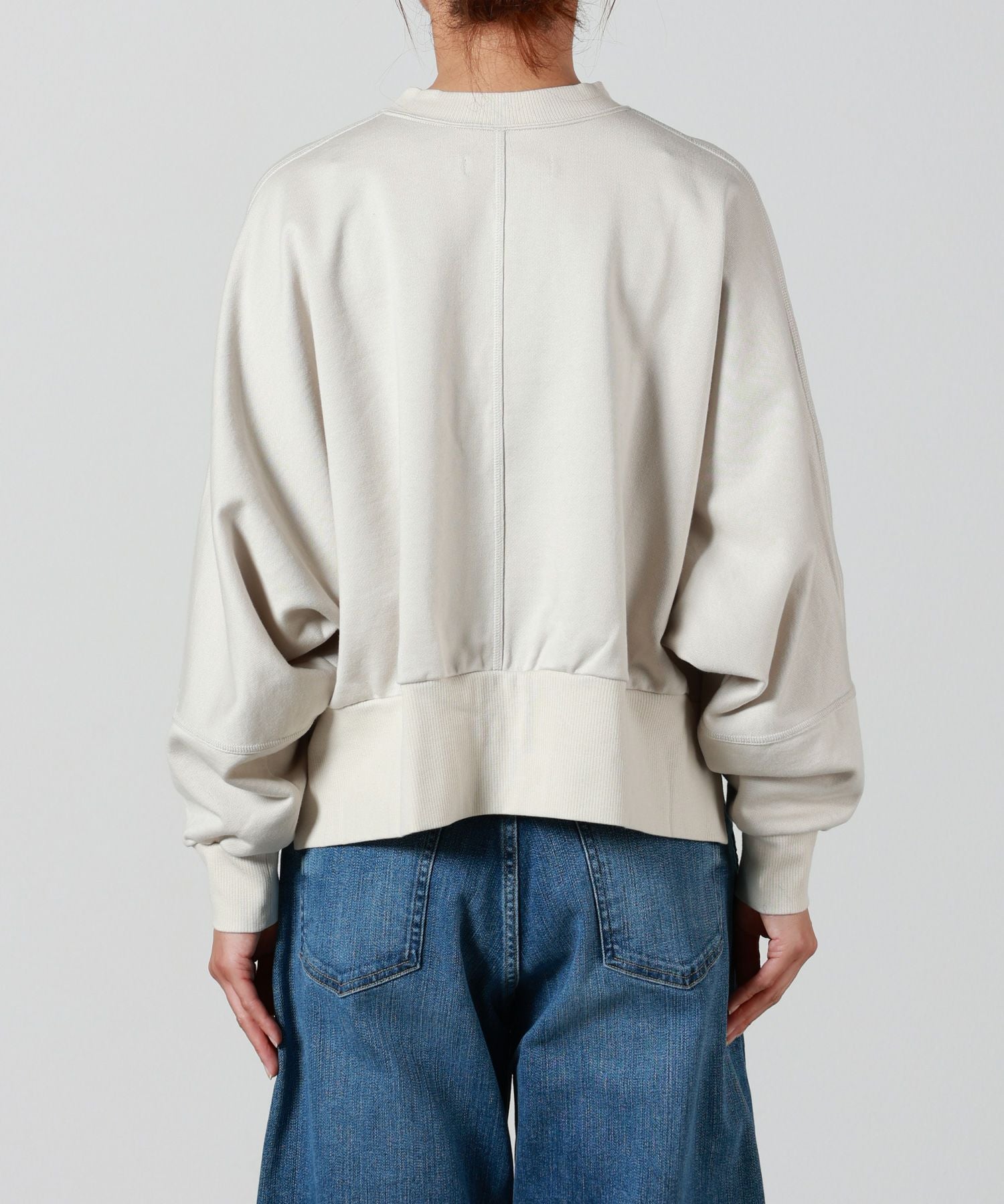 UJOH Cropped Pullover Ivory