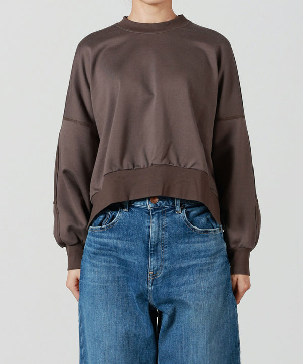 UJOH Cropped Pullover Brown